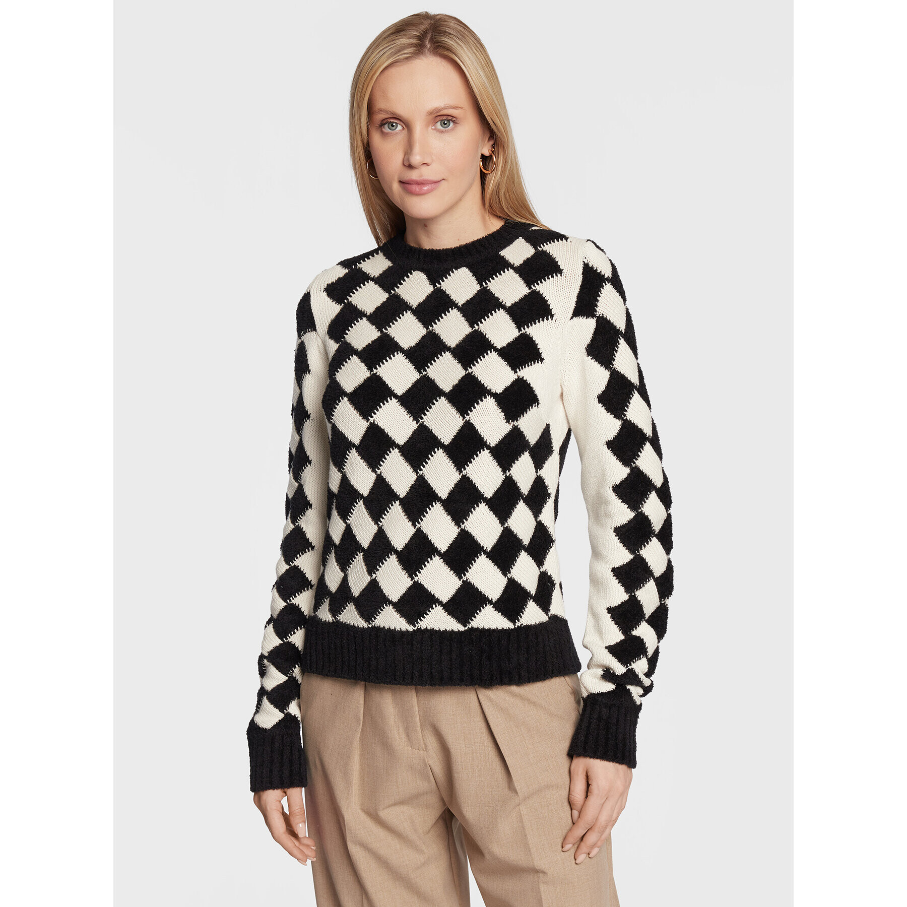 Marella Пуловер Abisso 33661228 Екрю Regular Fit - Pepit.bg