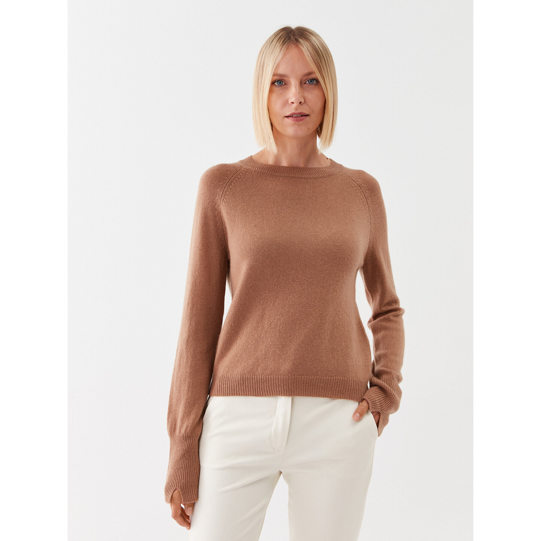 Marella Пуловер Ansia 2333661337200 Кафяв Regular Fit - Pepit.bg