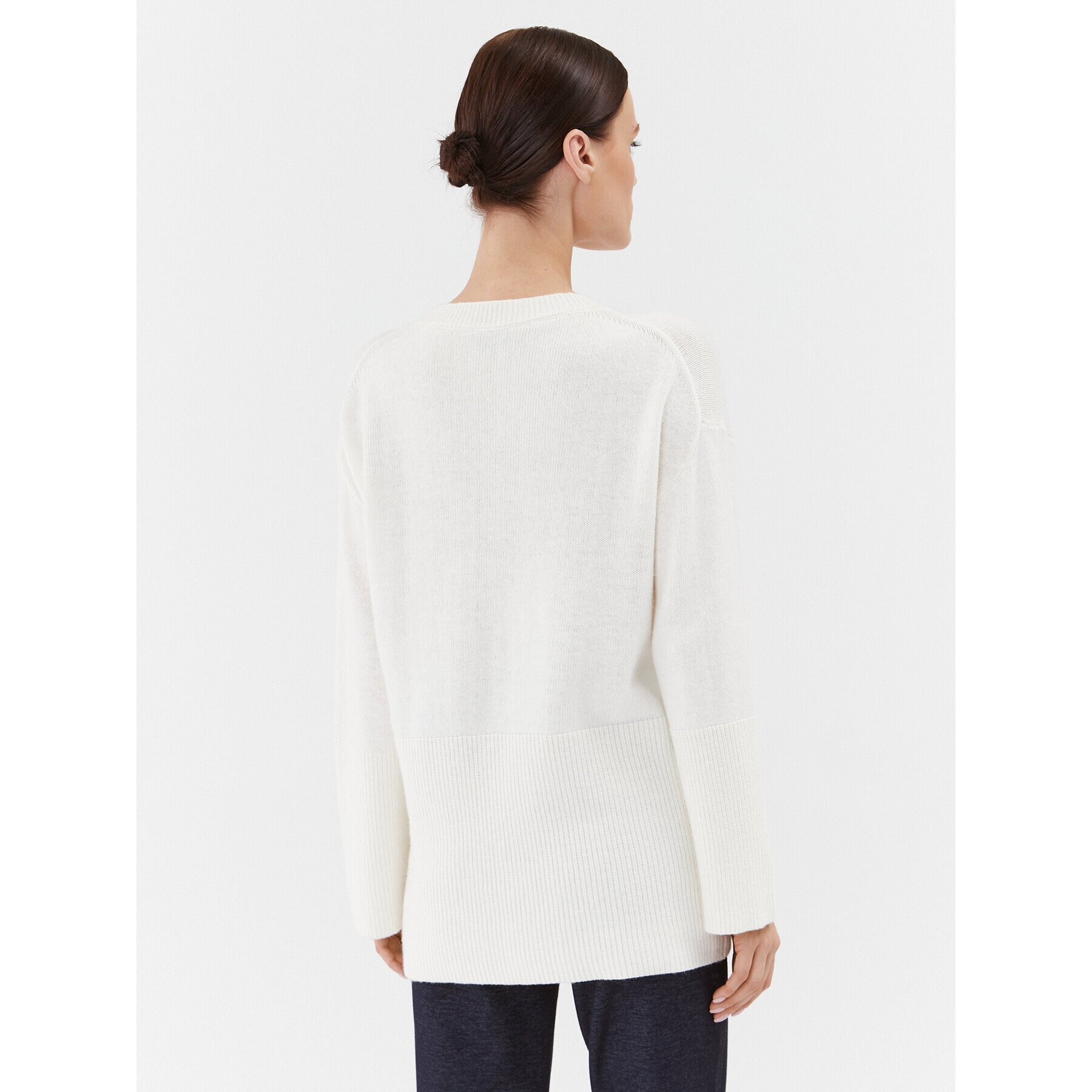 Marella Пуловер Anta 2333664137200 Бял Regular Fit - Pepit.bg