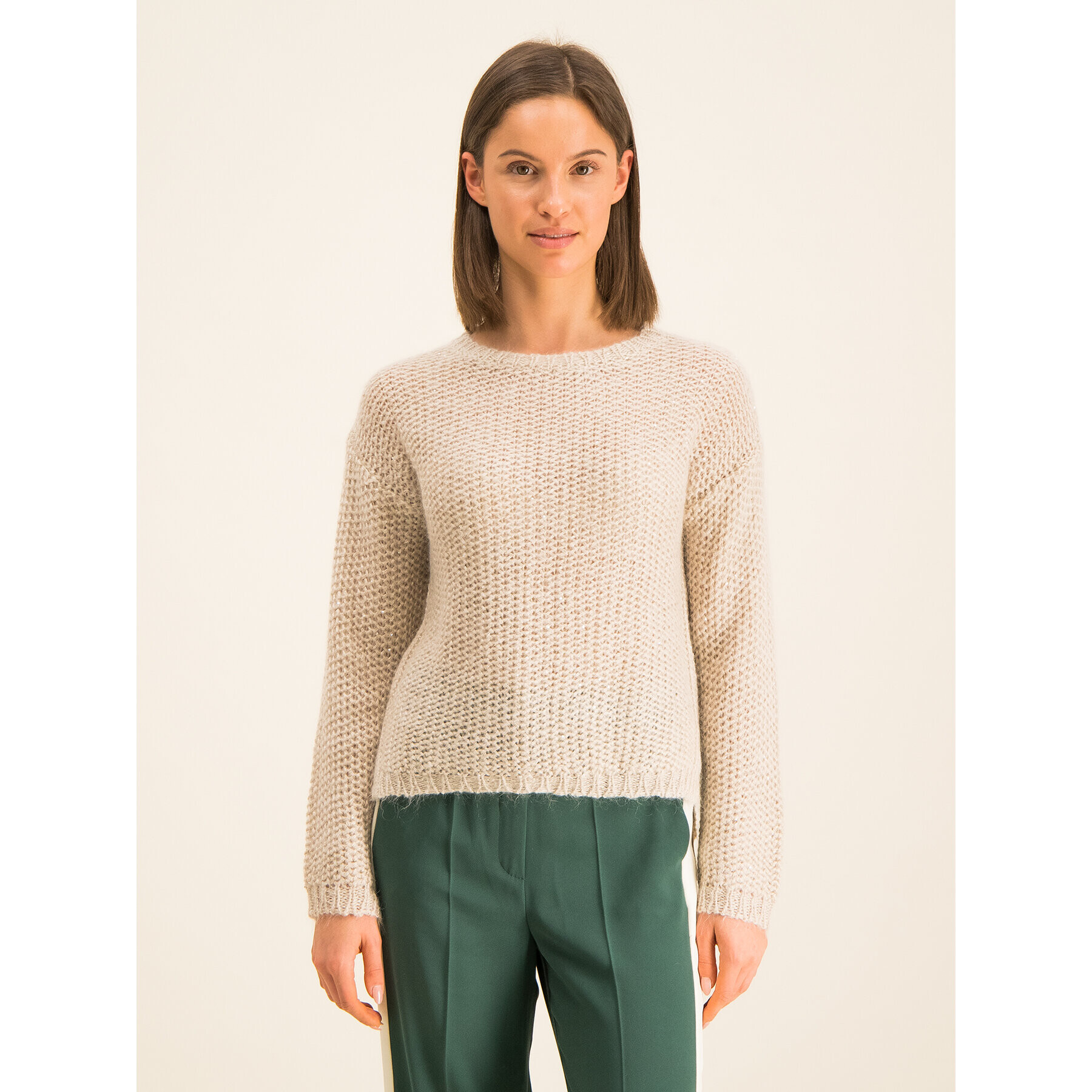 Marella Пуловер Cicala 33660699 Бежов Regular Fit - Pepit.bg