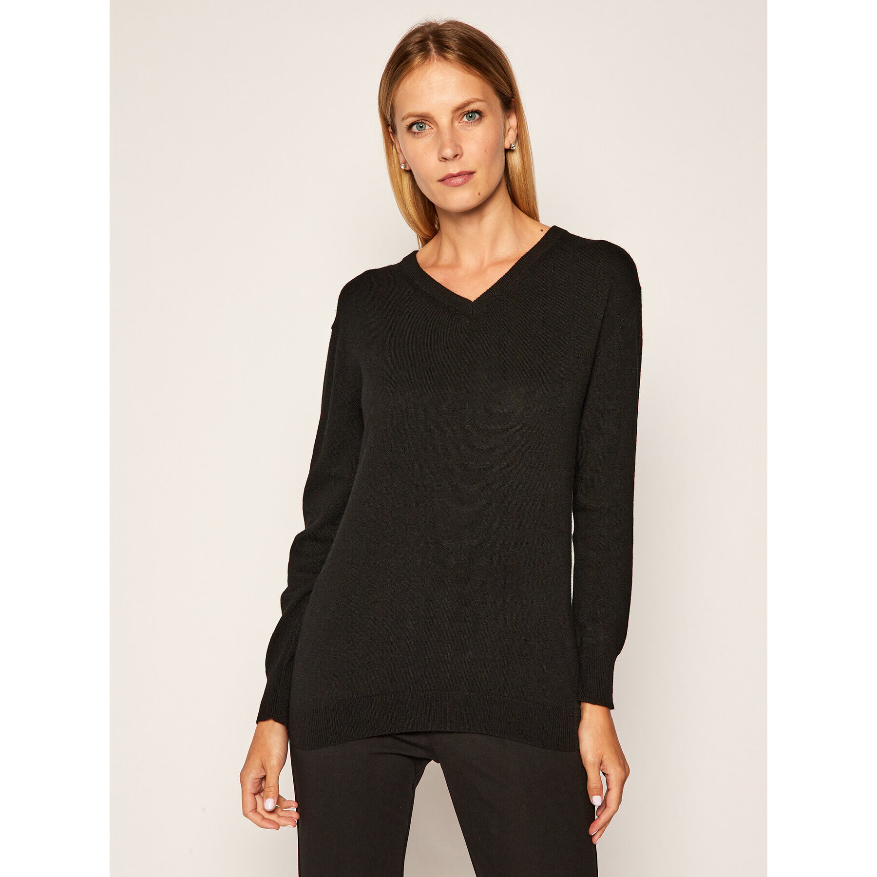 Marella Пуловер Flasco 33663607 Черен Regular Fit - Pepit.bg
