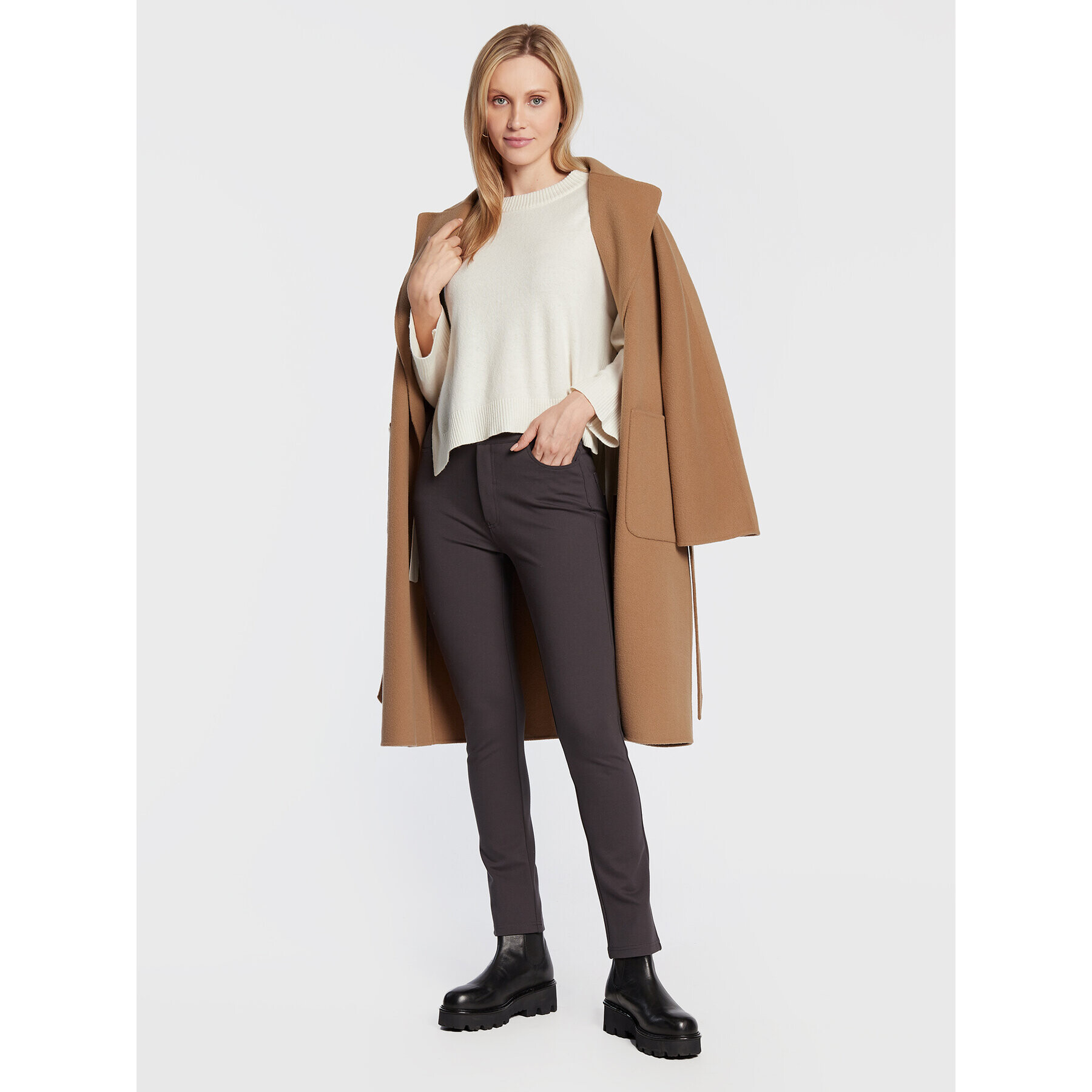 Marella Пуловер Urali 33660129 Бежов Regular Fit - Pepit.bg