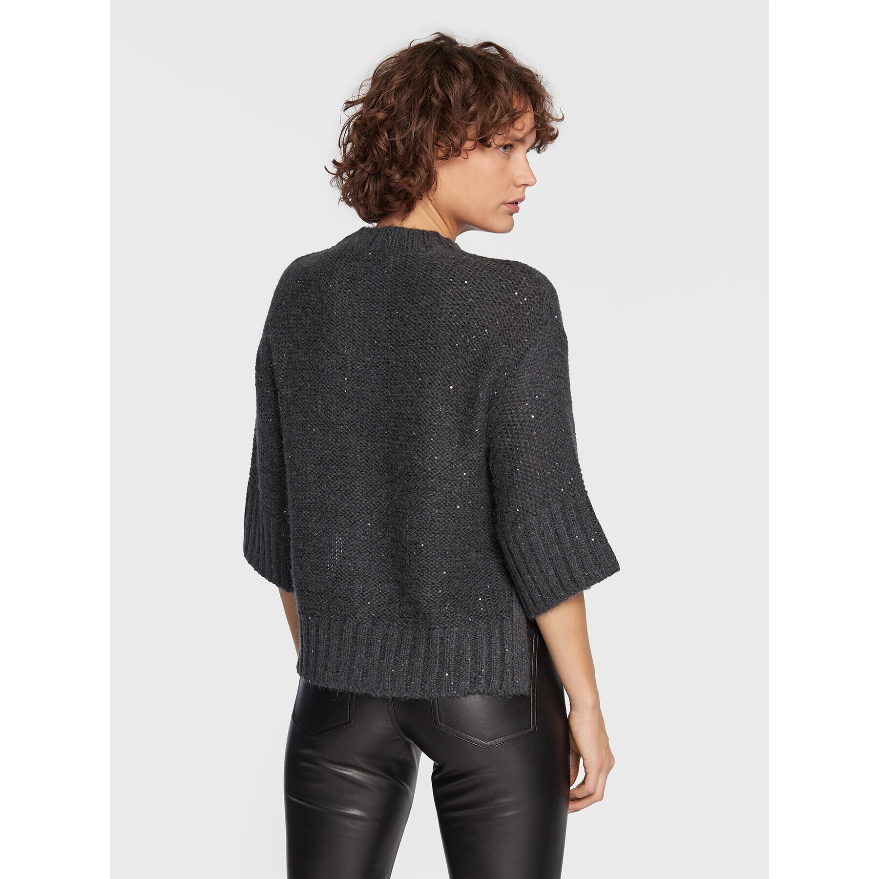 Marella Пуловер Yacht 33660929 Сив Boxy Fit - Pepit.bg