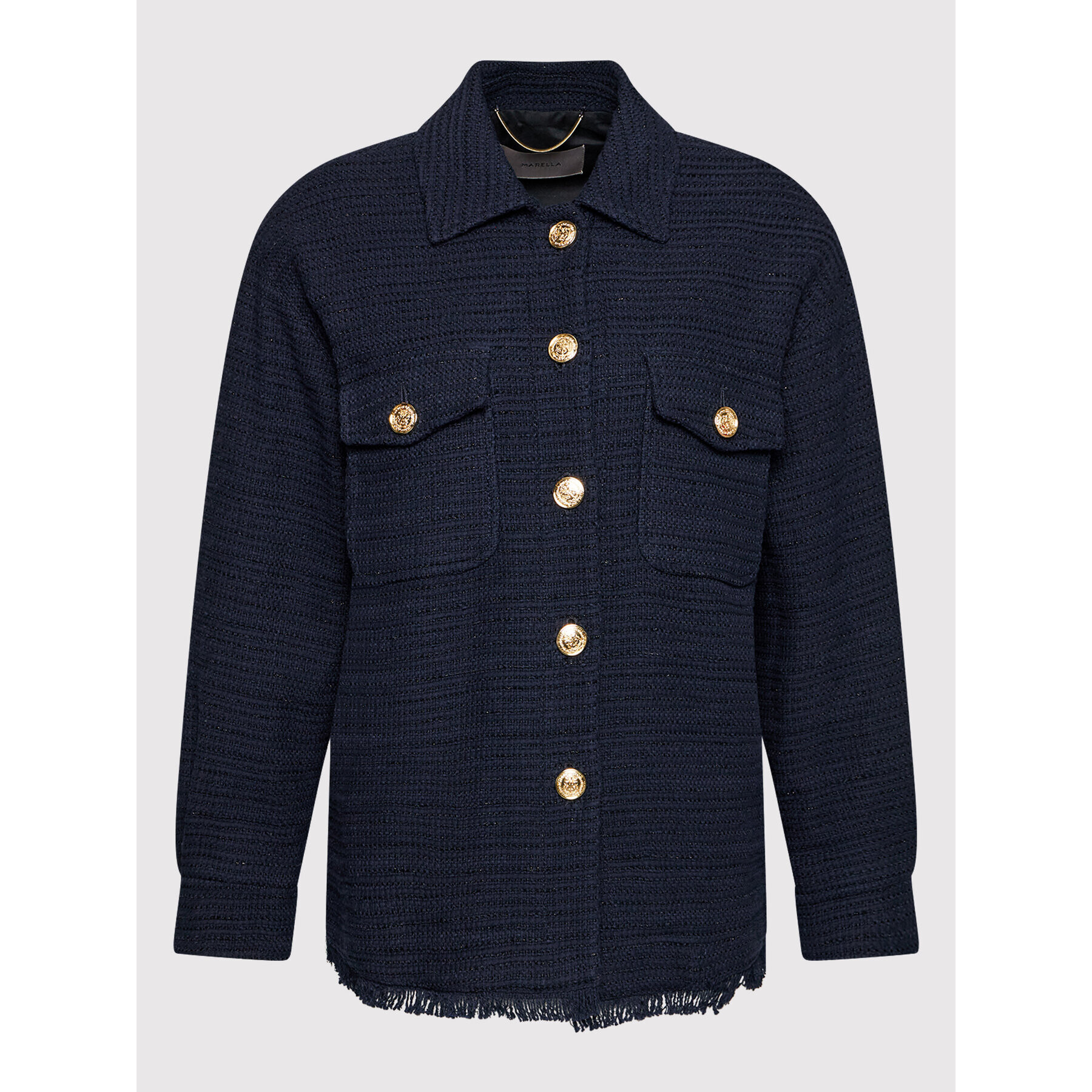 Marella Риза Aceto 30410721 Тъмносин Regular Fit - Pepit.bg