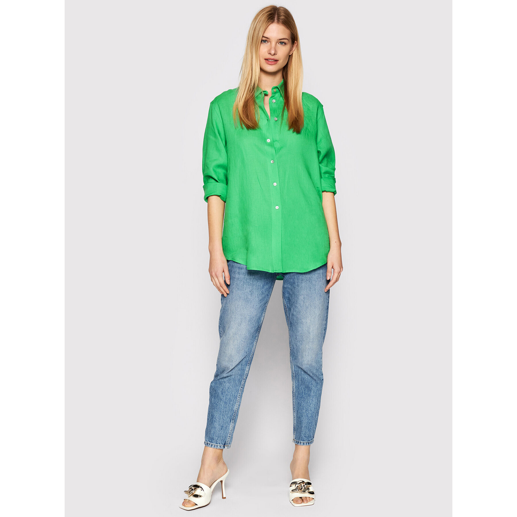 Marella Риза Fragore 31111624 Зелен Regular Fit - Pepit.bg