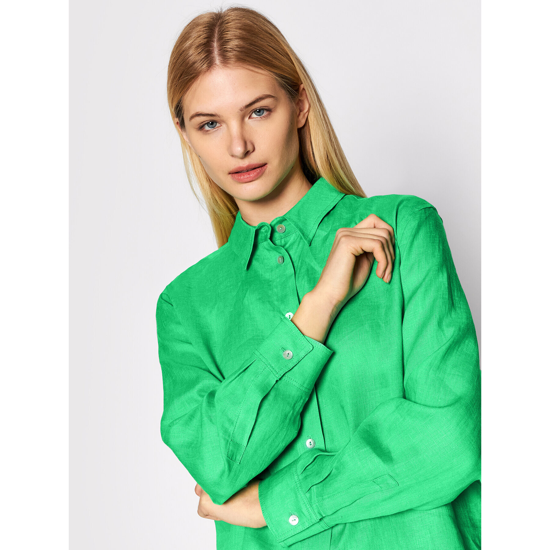 Marella Риза Fragore 31111624 Зелен Regular Fit - Pepit.bg