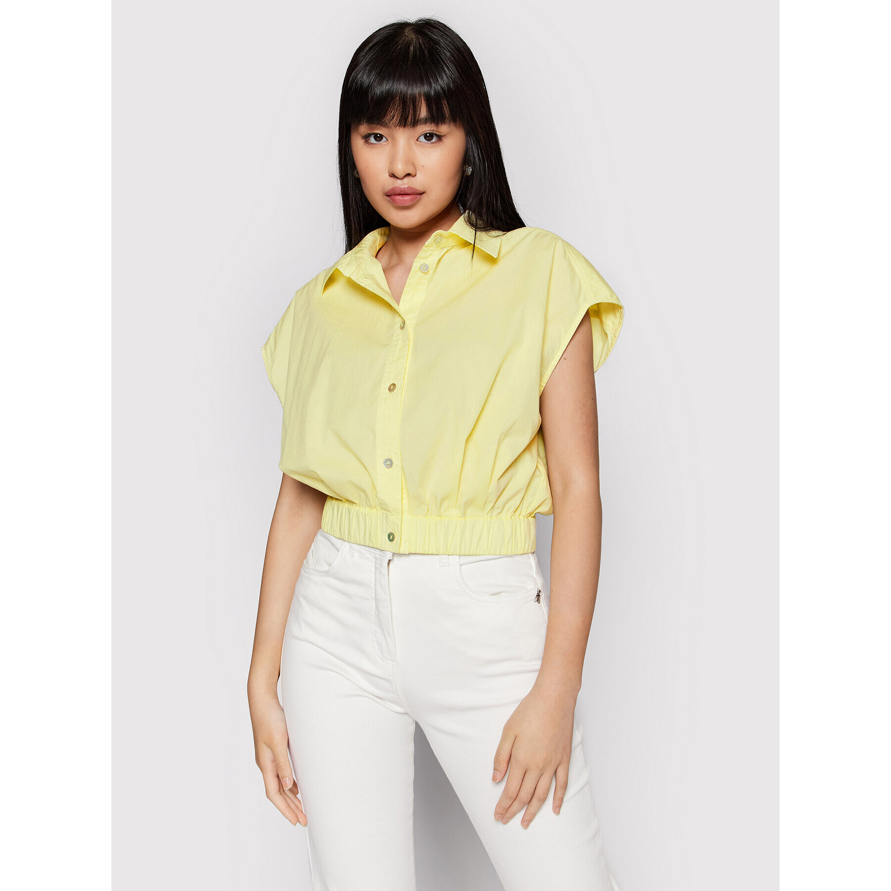 Marella Риза Giudea 31110225 Жълт Relaxed Fit - Pepit.bg