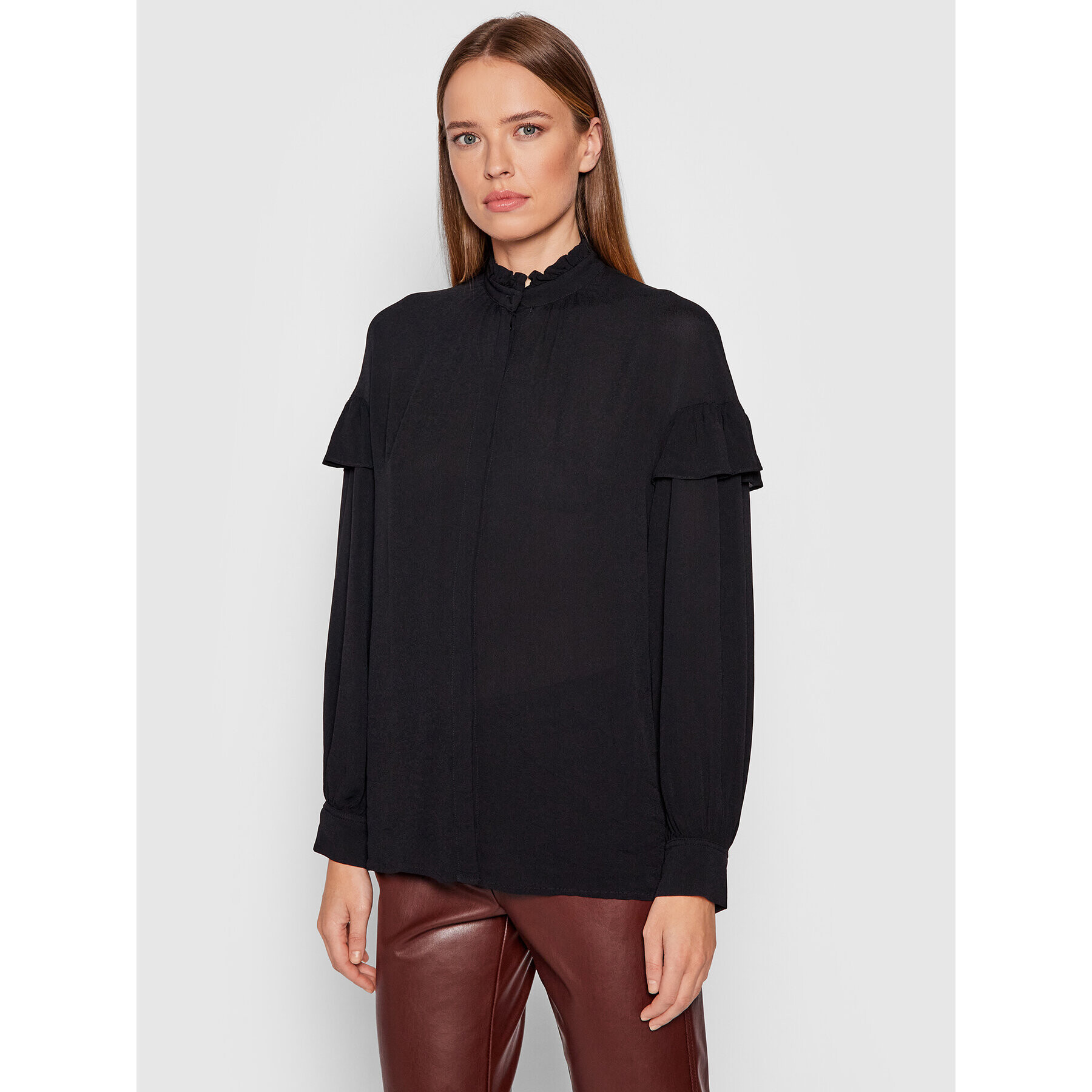 Marella Риза Nautica 31160116 Черен Regular Fit - Pepit.bg