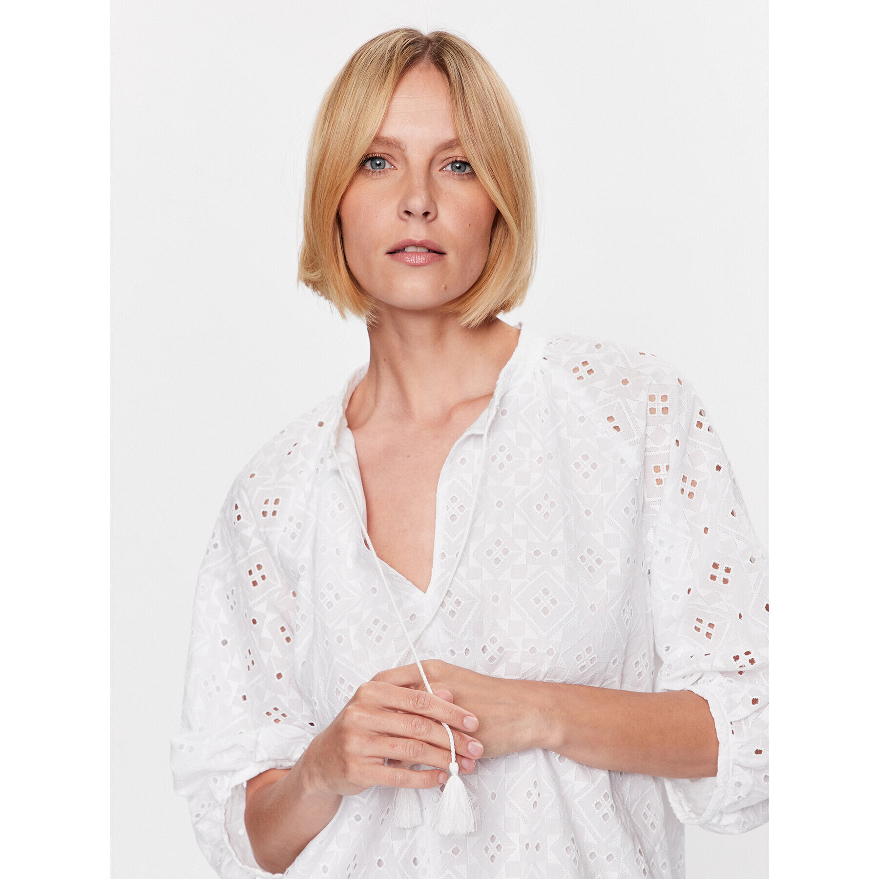 Marella Рокля Oglio 2332211134 Бял Regular Fit - Pepit.bg