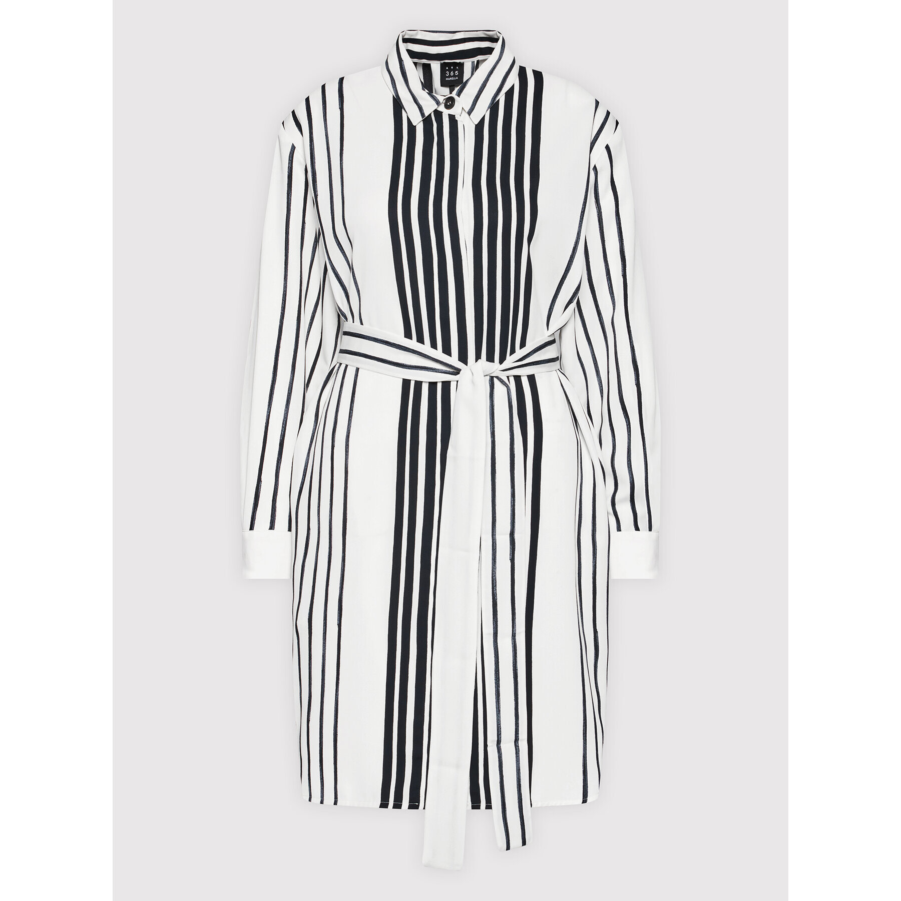 Marella Рокля тип риза Agnelli 32210623 Бял Straight Fit - Pepit.bg