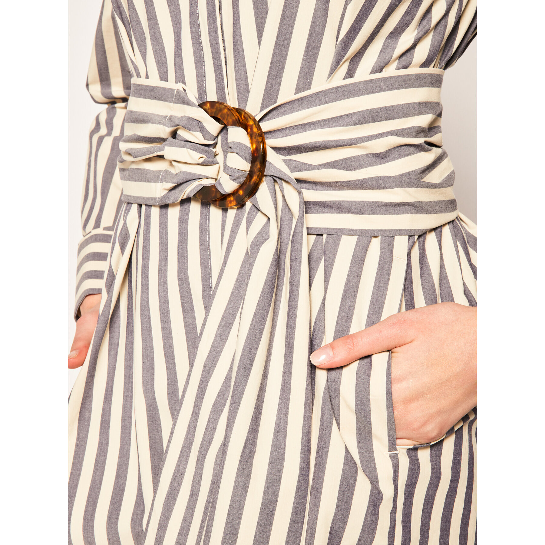 Marella Рокля тип риза Docente 31910402 Бежов Regular Fit - Pepit.bg