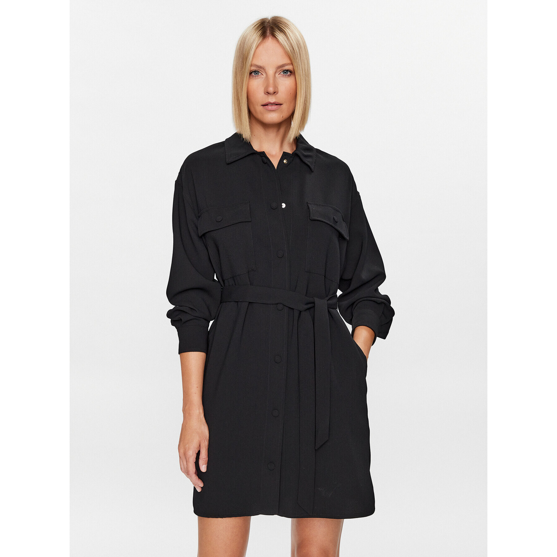 Marella Рокля тип риза Echi 2332260933 Черен Regular Fit - Pepit.bg