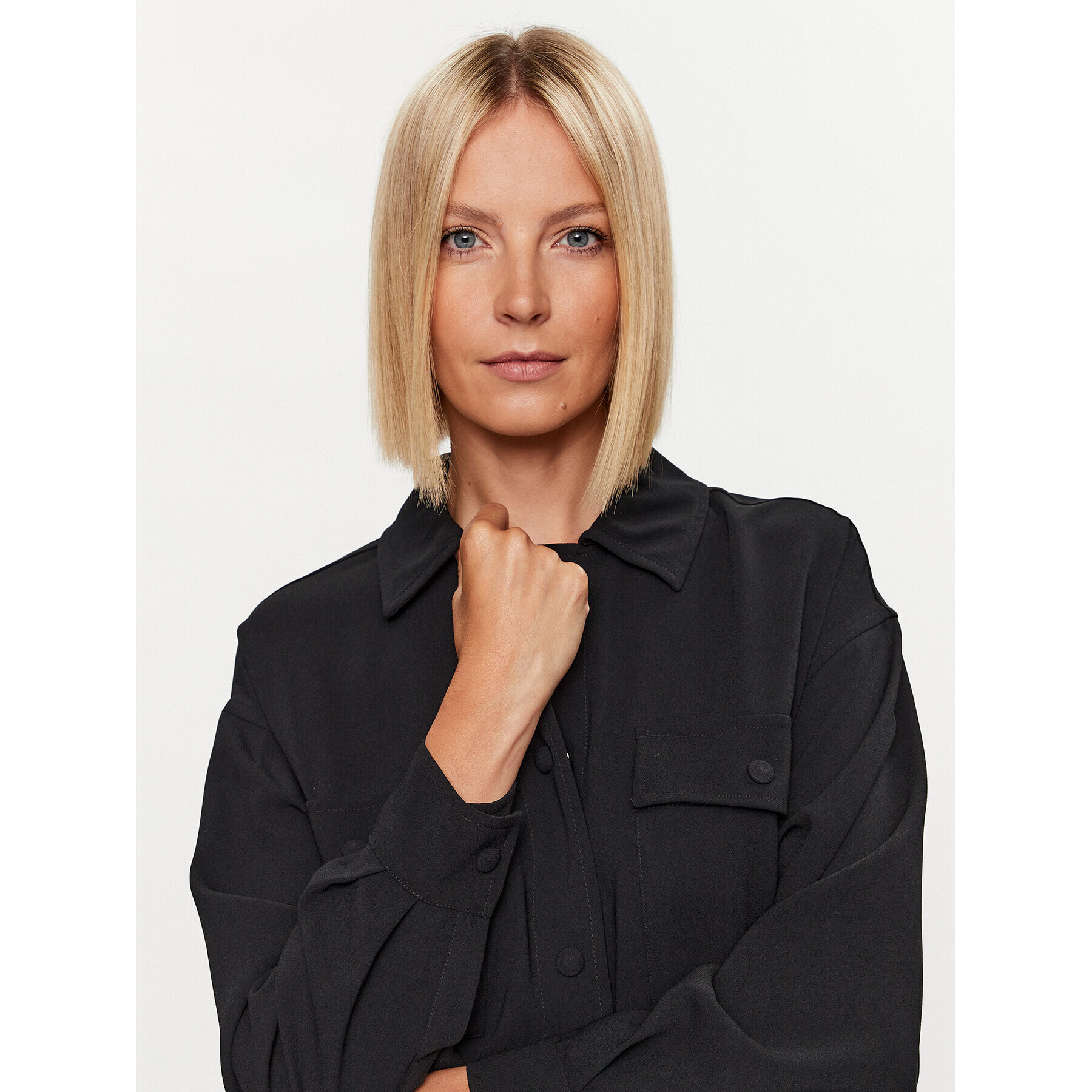 Marella Рокля тип риза Echi 2332260933 Черен Regular Fit - Pepit.bg