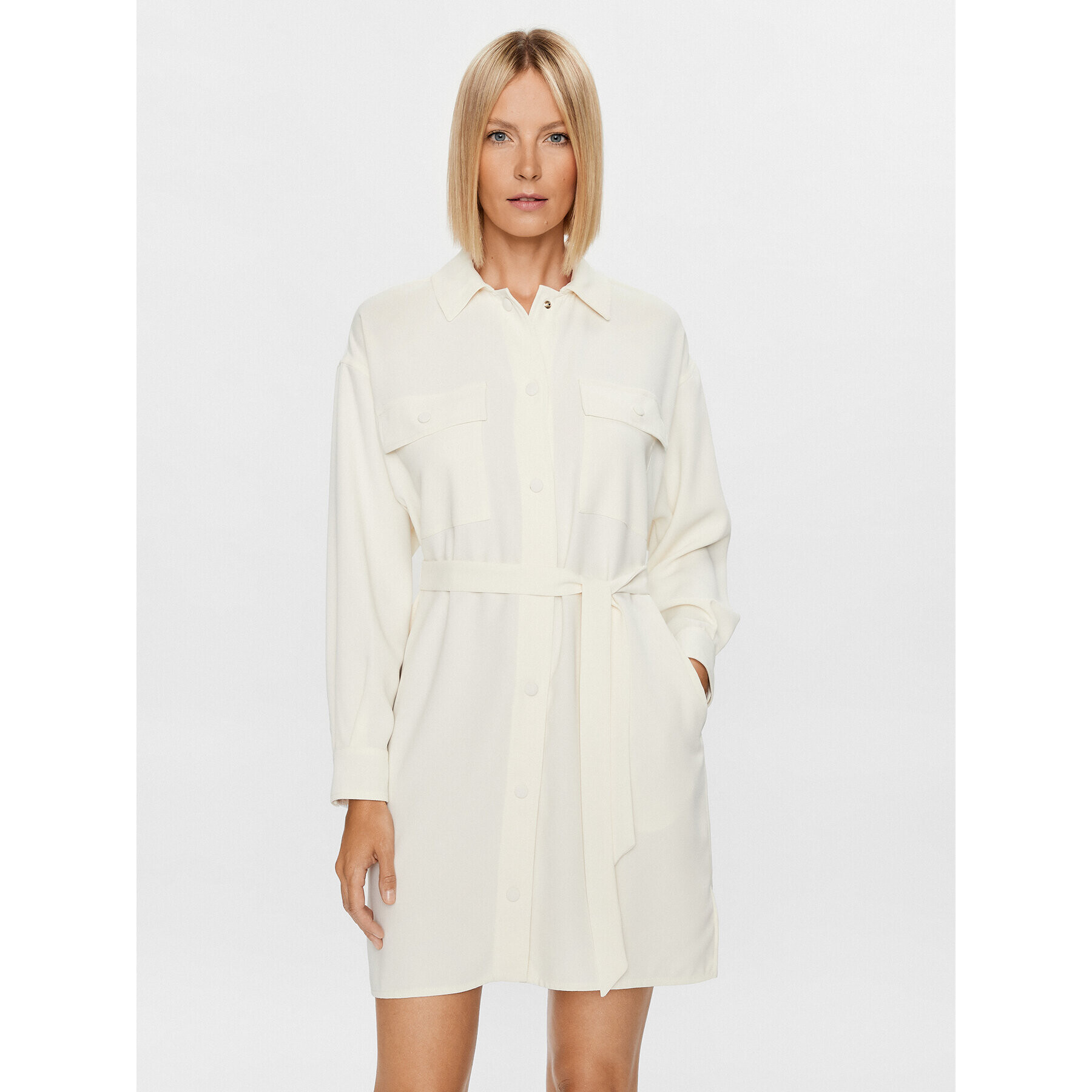 Marella Рокля тип риза Echi 2332260933200 Екрю Regular Fit - Pepit.bg