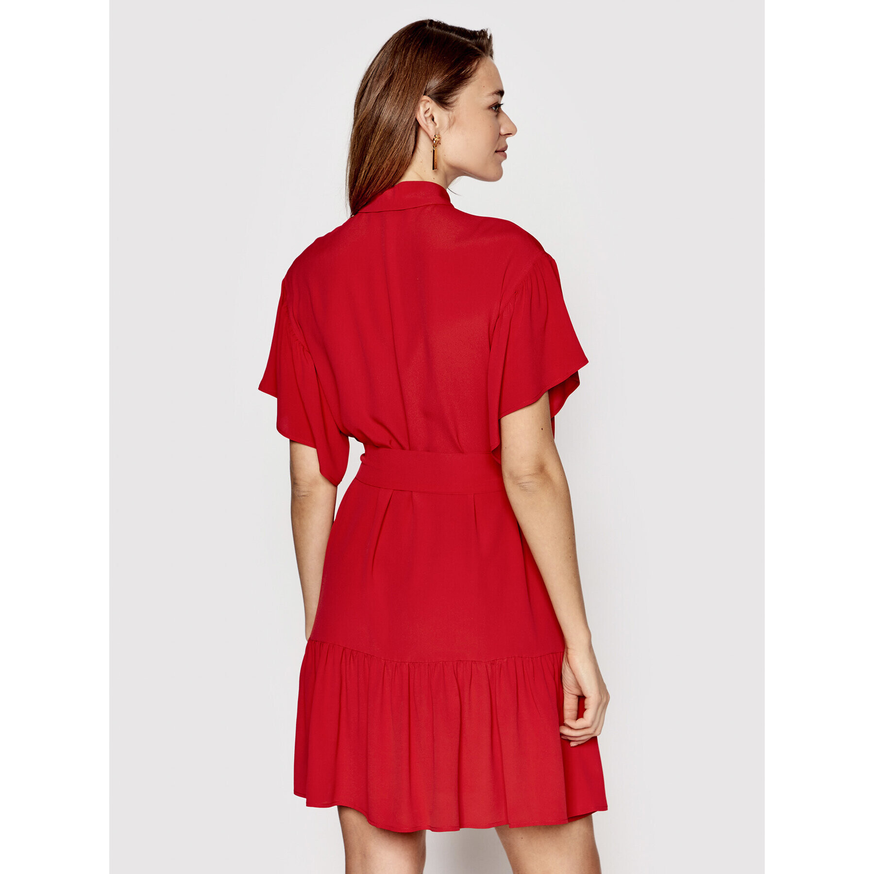 Marella Рокля тип риза Erminia 32211121 Червен Regular Fit - Pepit.bg
