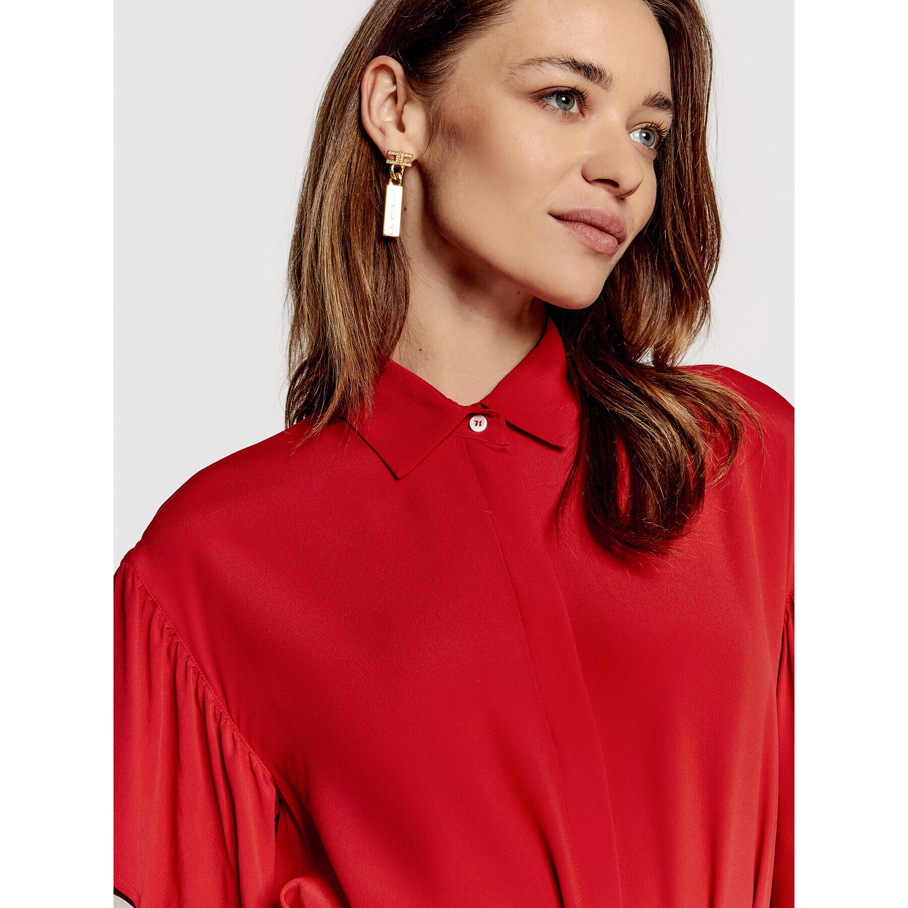 Marella Рокля тип риза Erminia 32211121 Червен Regular Fit - Pepit.bg