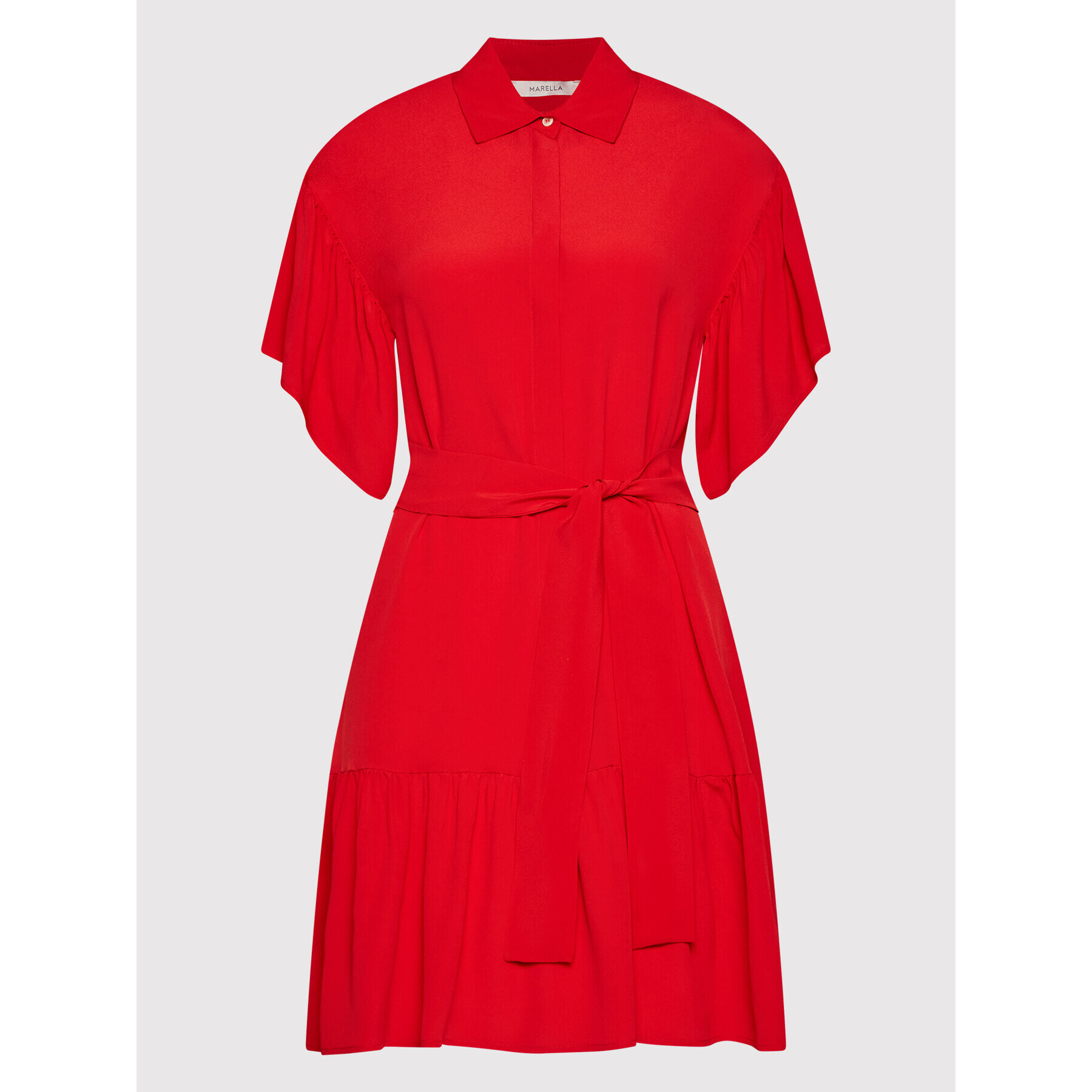 Marella Рокля тип риза Erminia 32211121 Червен Regular Fit - Pepit.bg