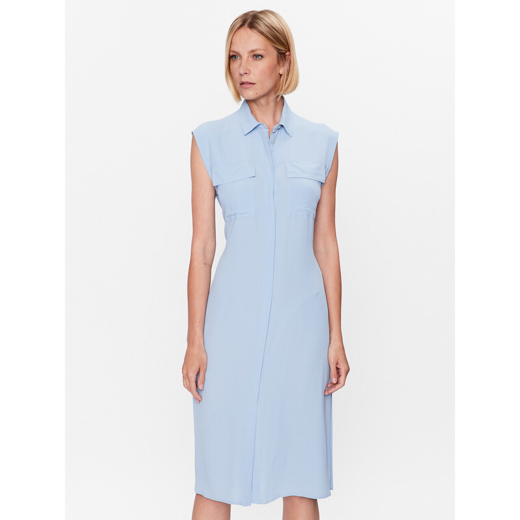 Marella Рокля тип риза Malibu 2332210135 Син Regular Fit - Pepit.bg