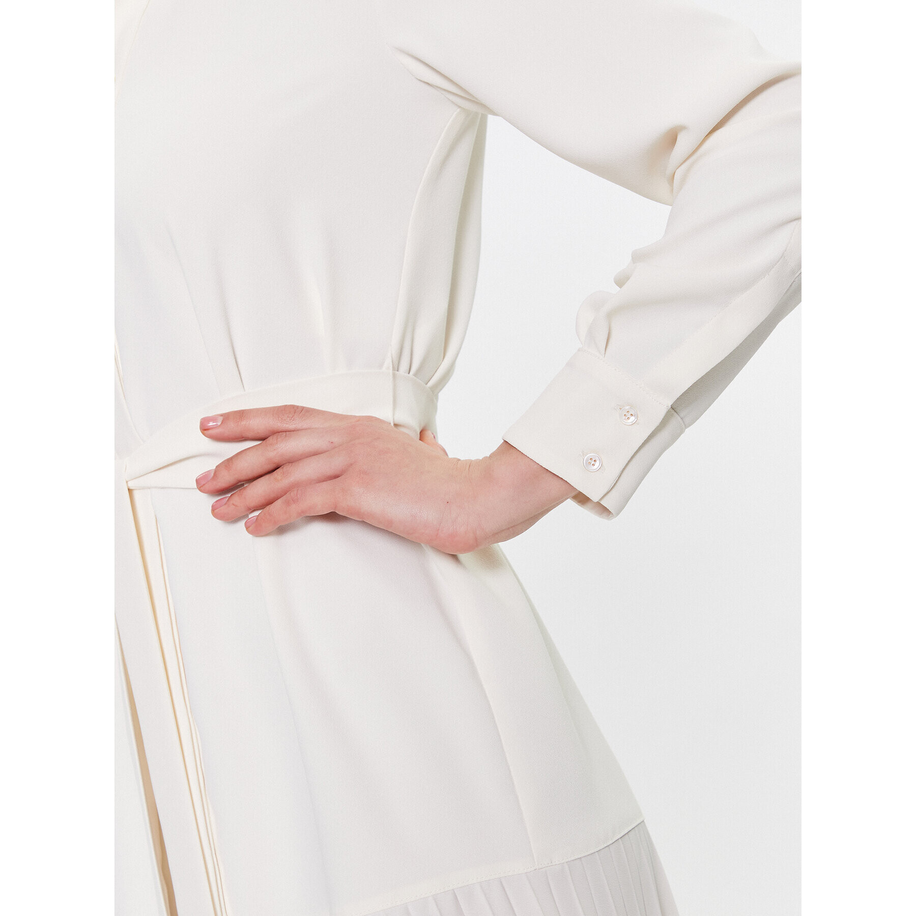 Marella Рокля тип риза Stipa 2332210333 Бял Regular Fit - Pepit.bg