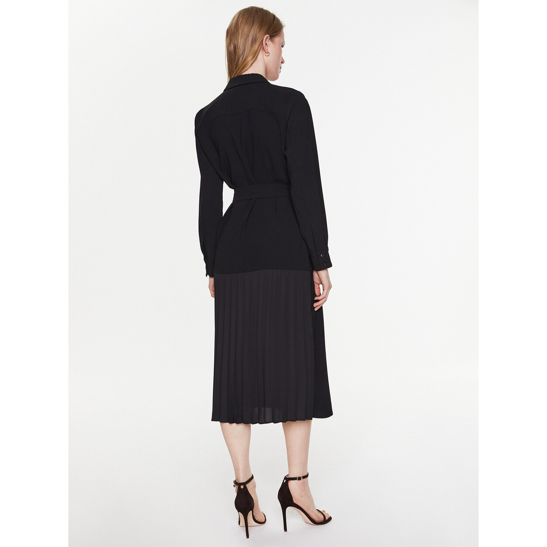 Marella Рокля тип риза Stipa 2332210333 Черен Regular Fit - Pepit.bg