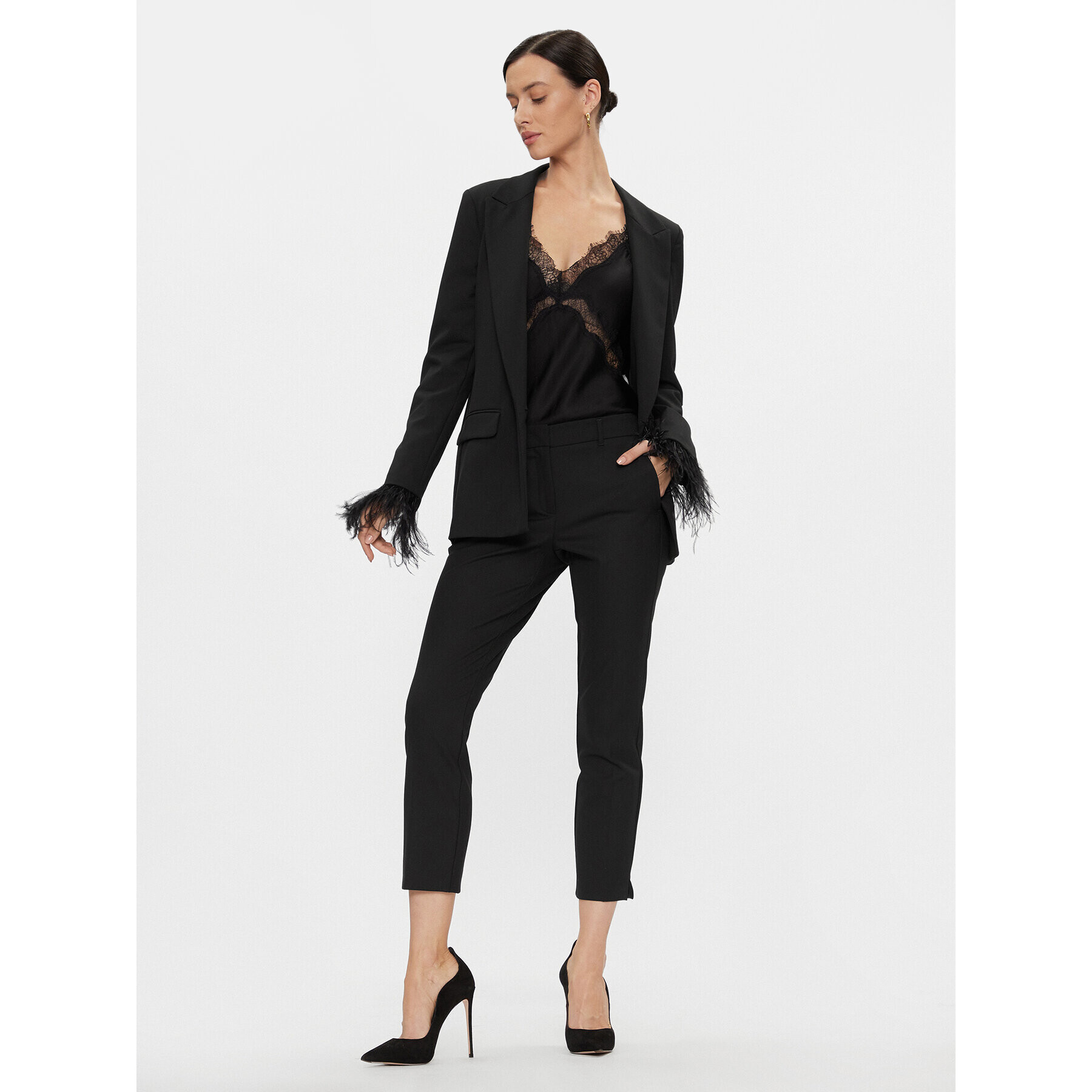 Marella Сако Cecco 2330461736200 Черен Regular Fit - Pepit.bg