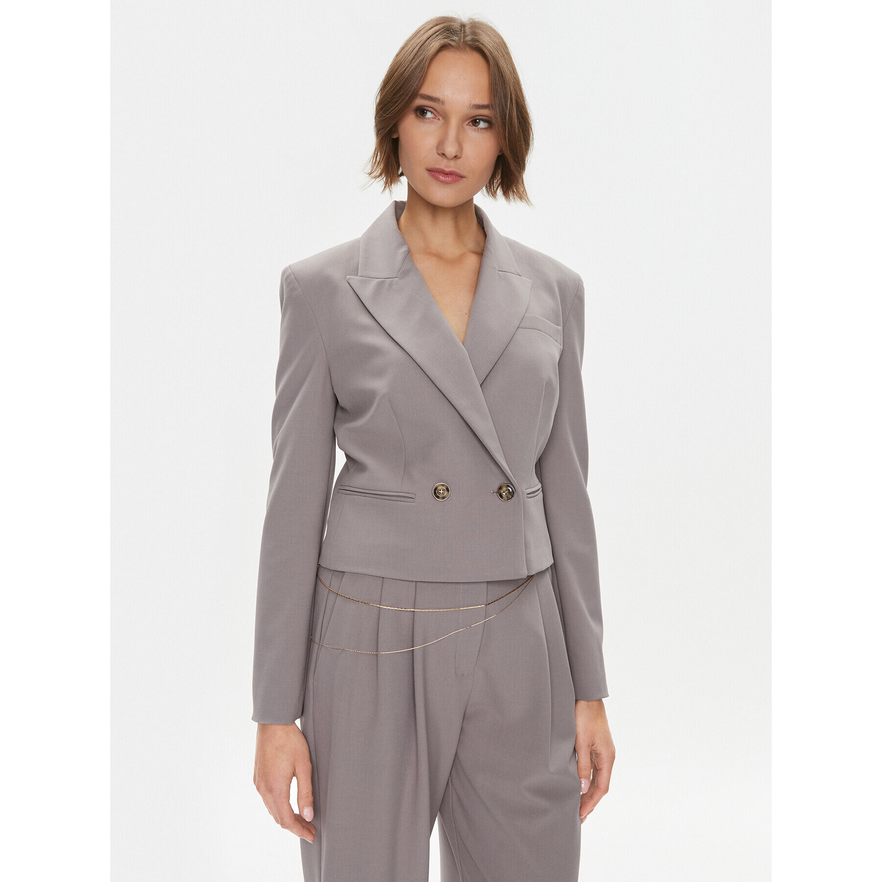 Marella Сако Classe 2330460436200 Сив Regular Fit - Pepit.bg