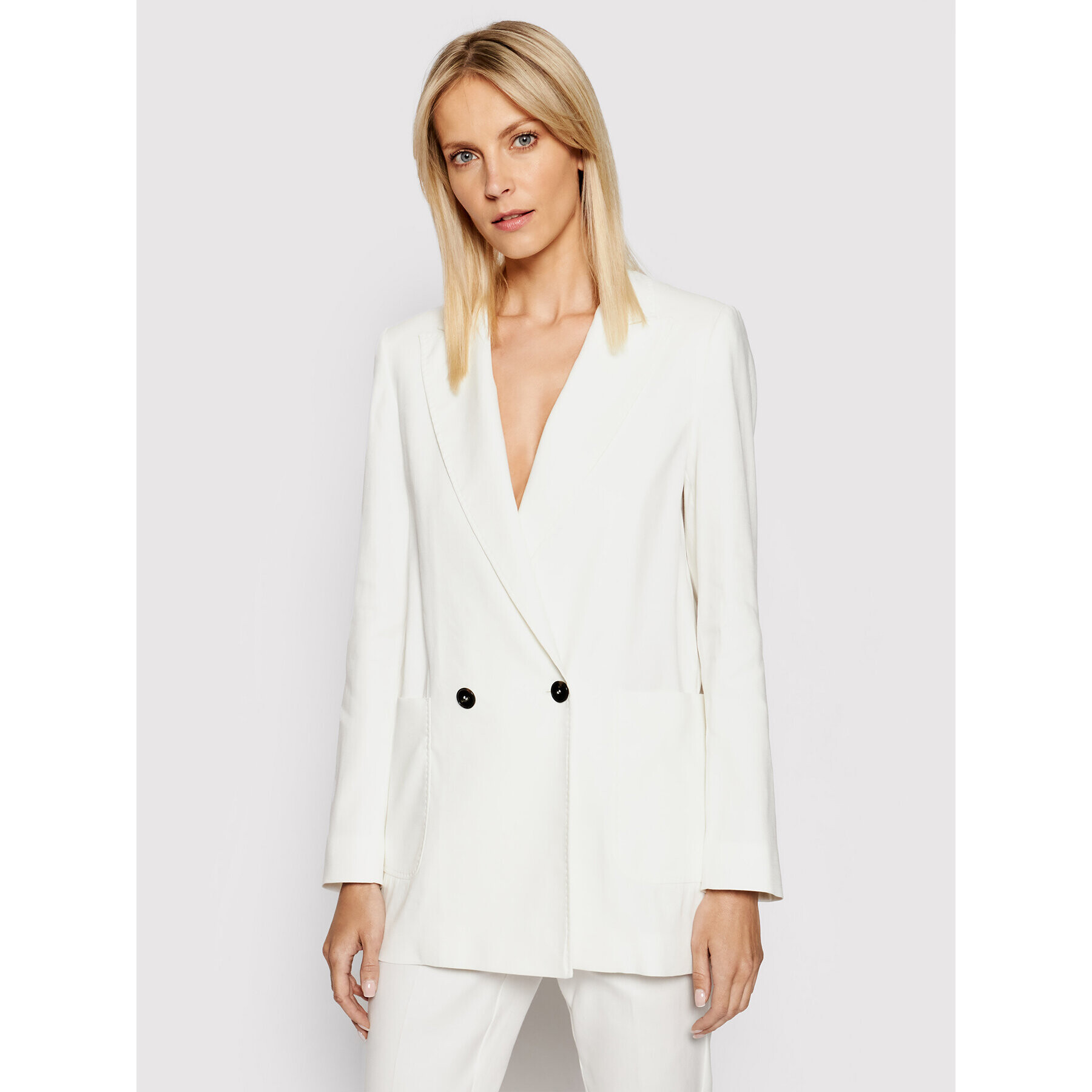 Marella Сако Elba 304101122 Бял Regular Fit - Pepit.bg