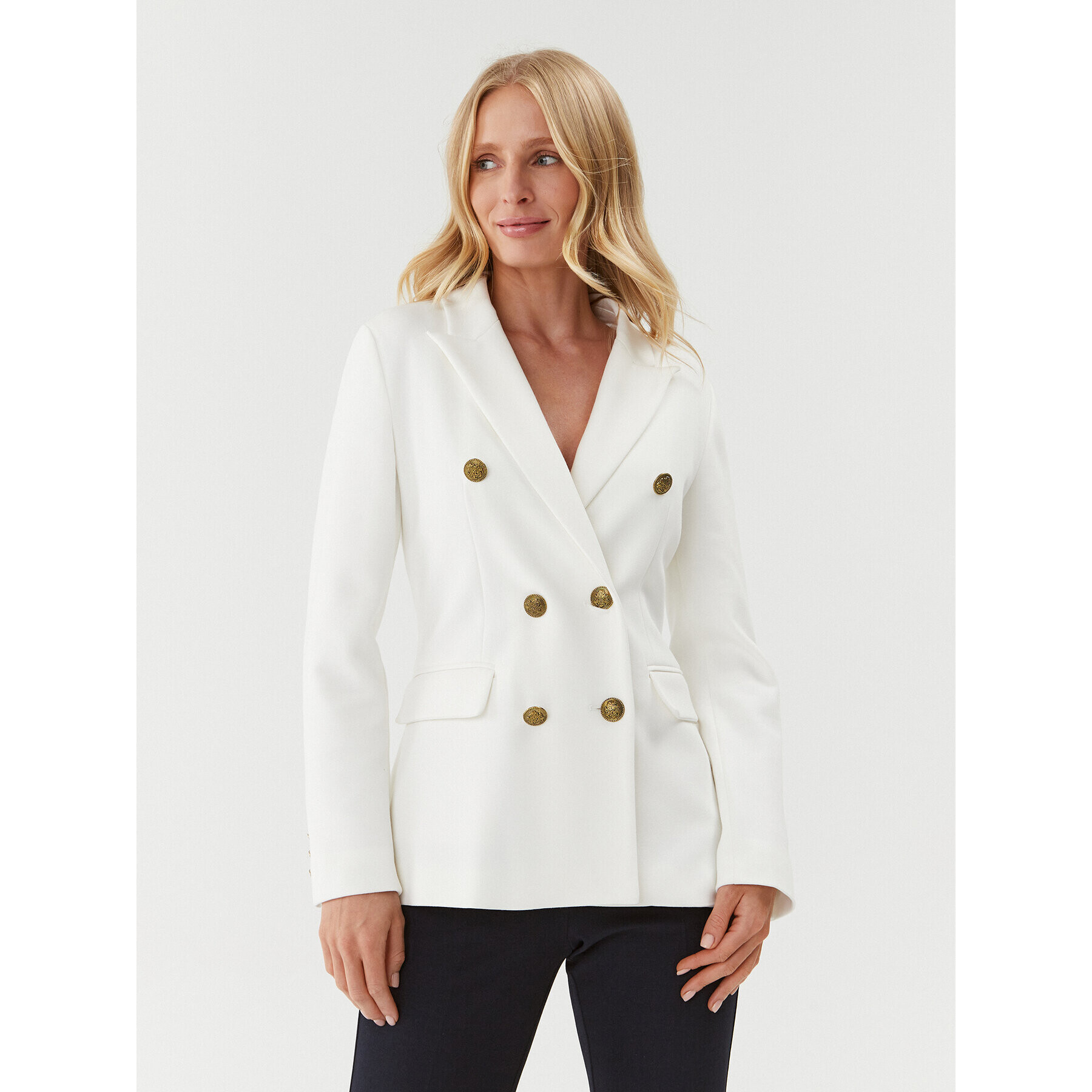 Marella Сако Eliot 2339110634 Бял Regular Fit - Pepit.bg