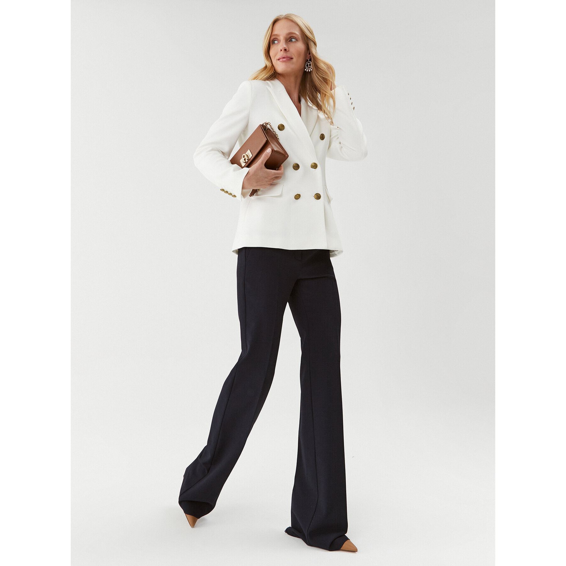 Marella Сако Eliot 2339110634 Бял Regular Fit - Pepit.bg