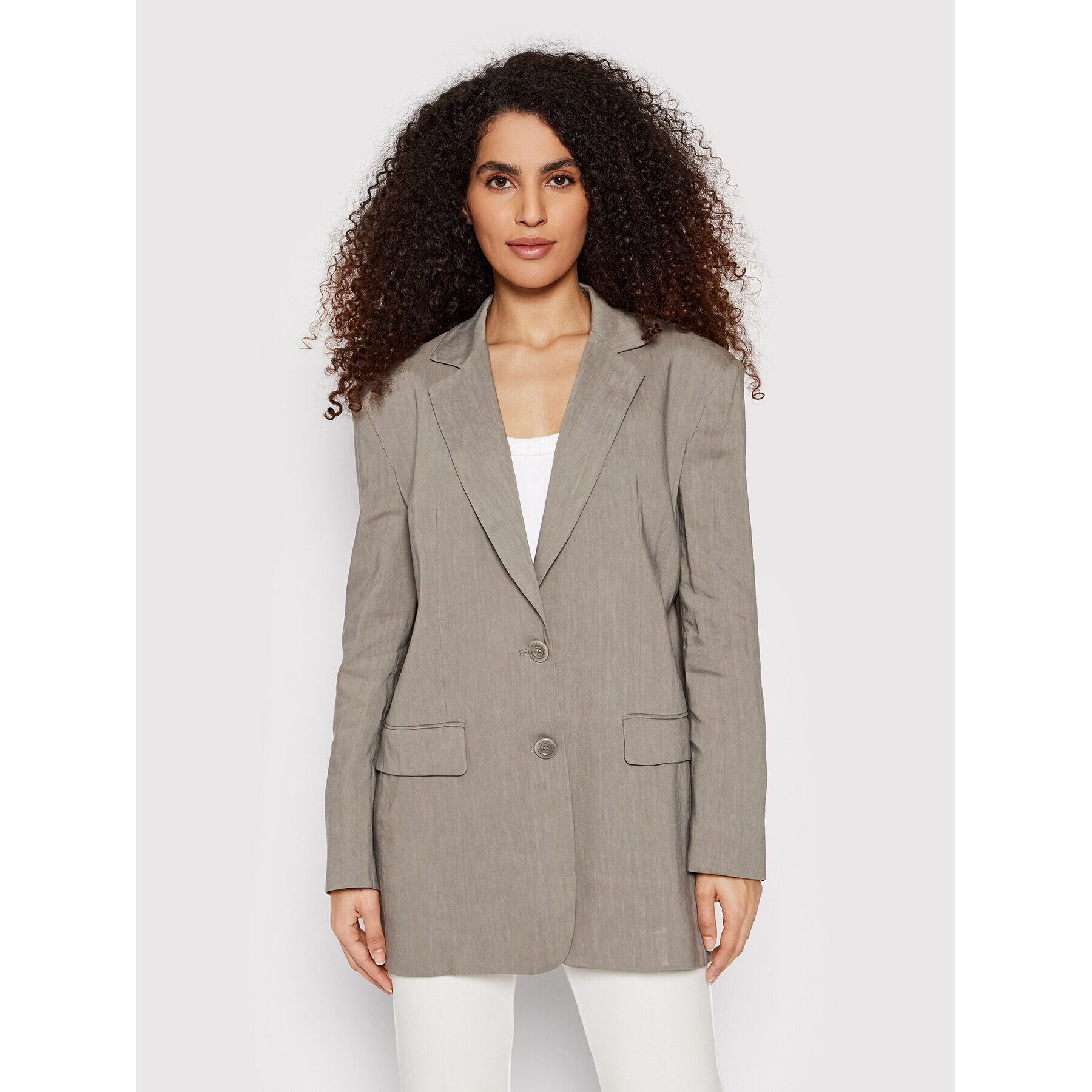 Marella Сако Patty 30410125 Сив Straight Fit - Pepit.bg