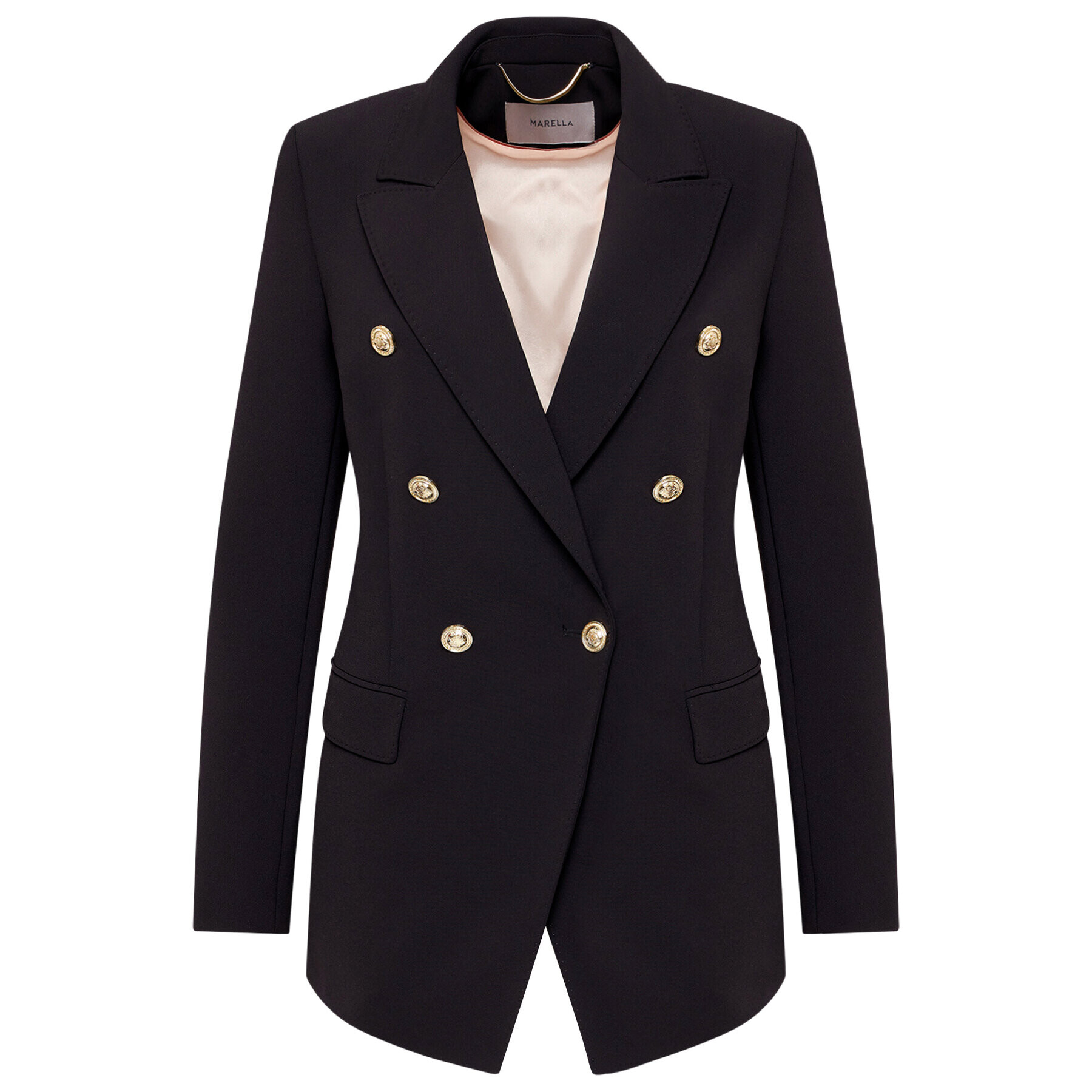 Marella Сако Rotolo 30410111 Черен Slim Fit - Pepit.bg