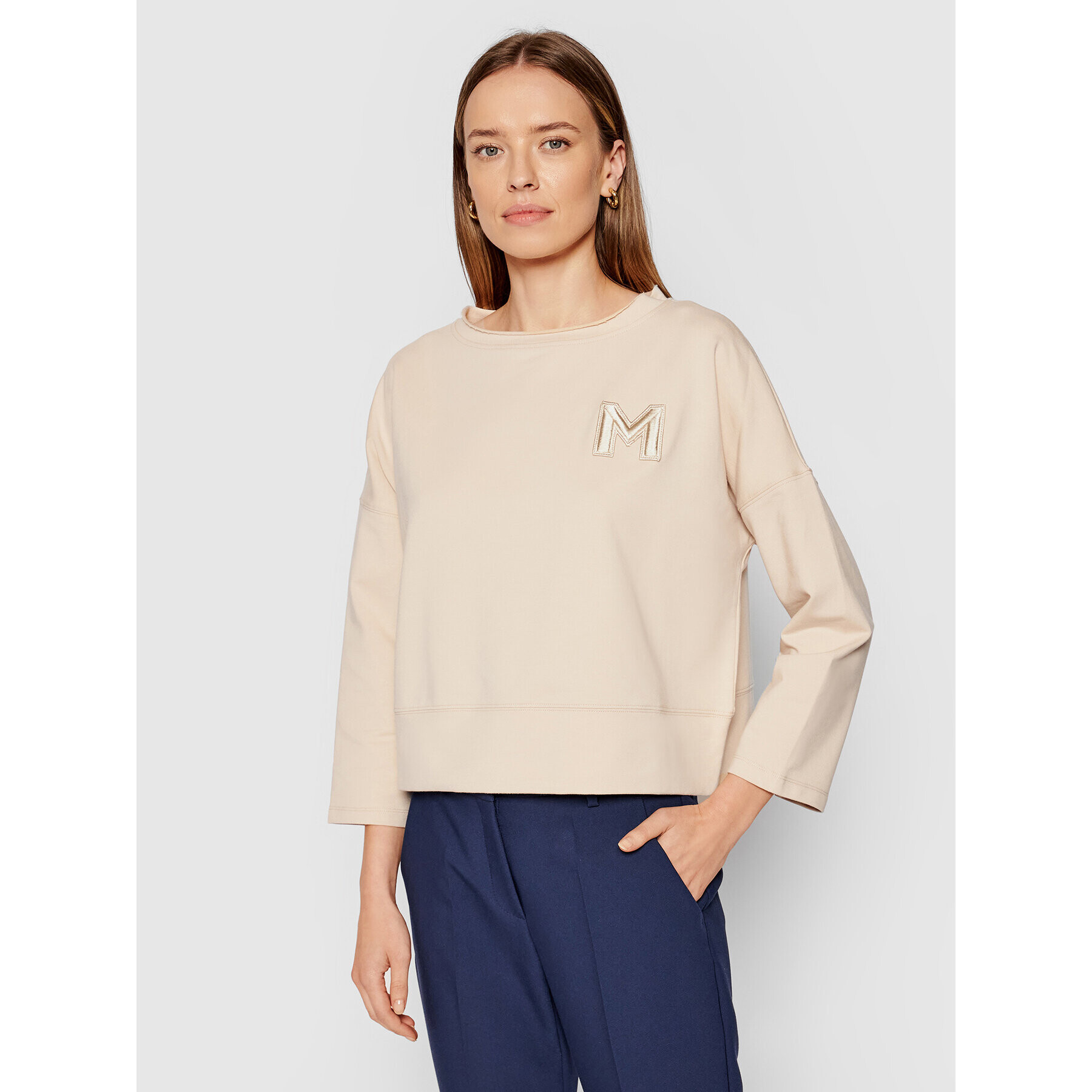 Marella Суитшърт 39260217 Бежов Regular Fit - Pepit.bg