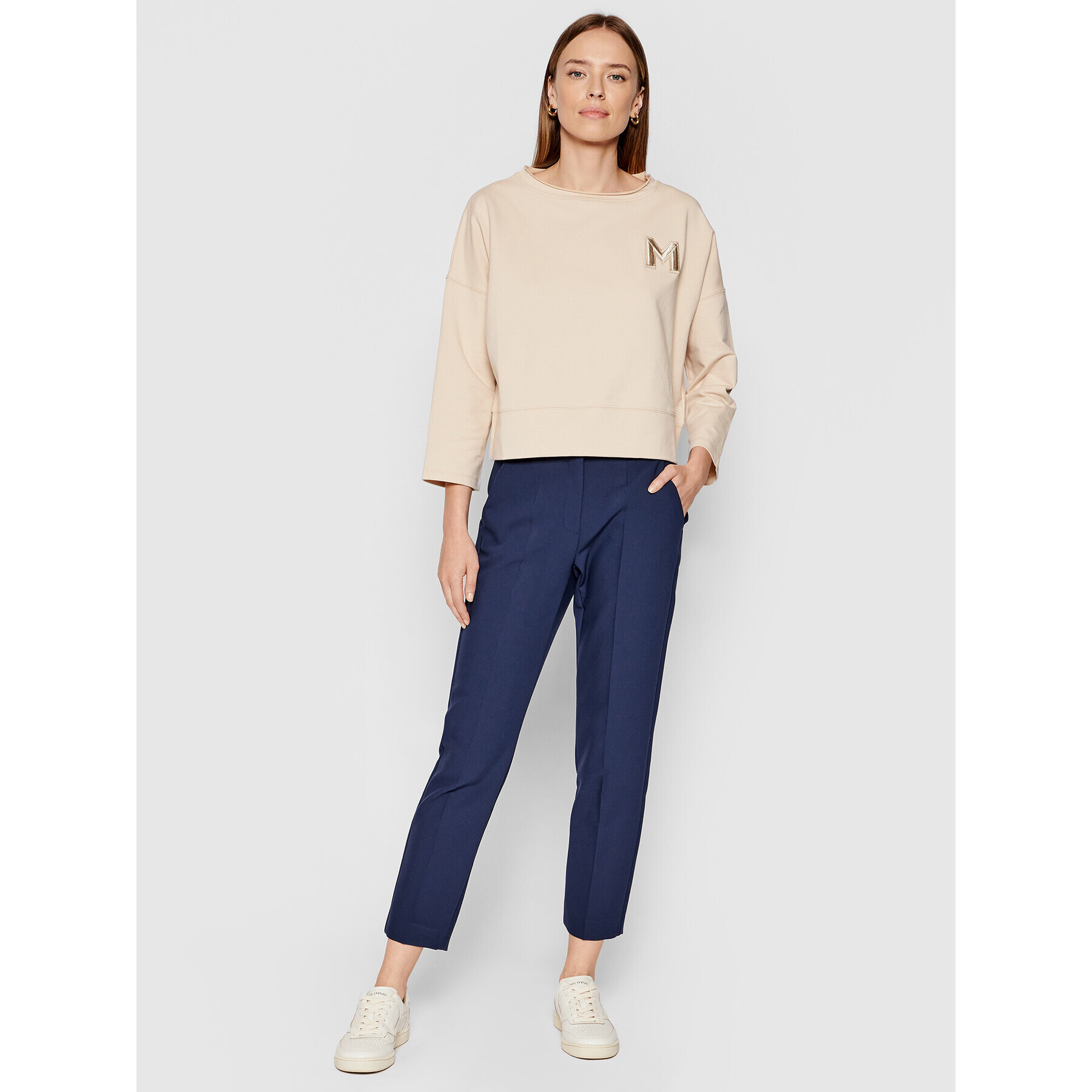 Marella Суитшърт 39260217 Бежов Regular Fit - Pepit.bg