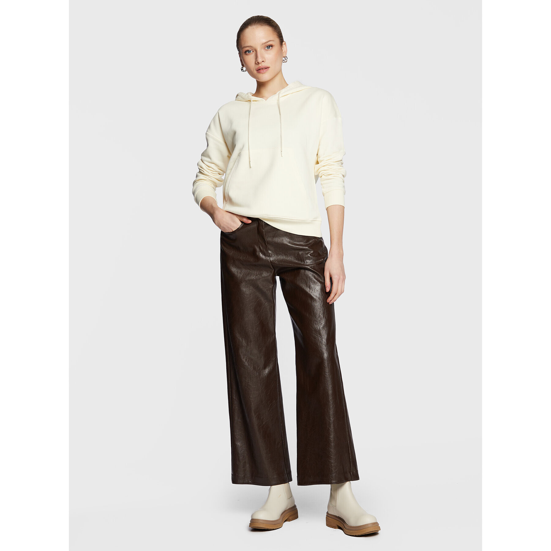 Marella Суитшърт Nil 39260129 Бежов Regular Fit - Pepit.bg