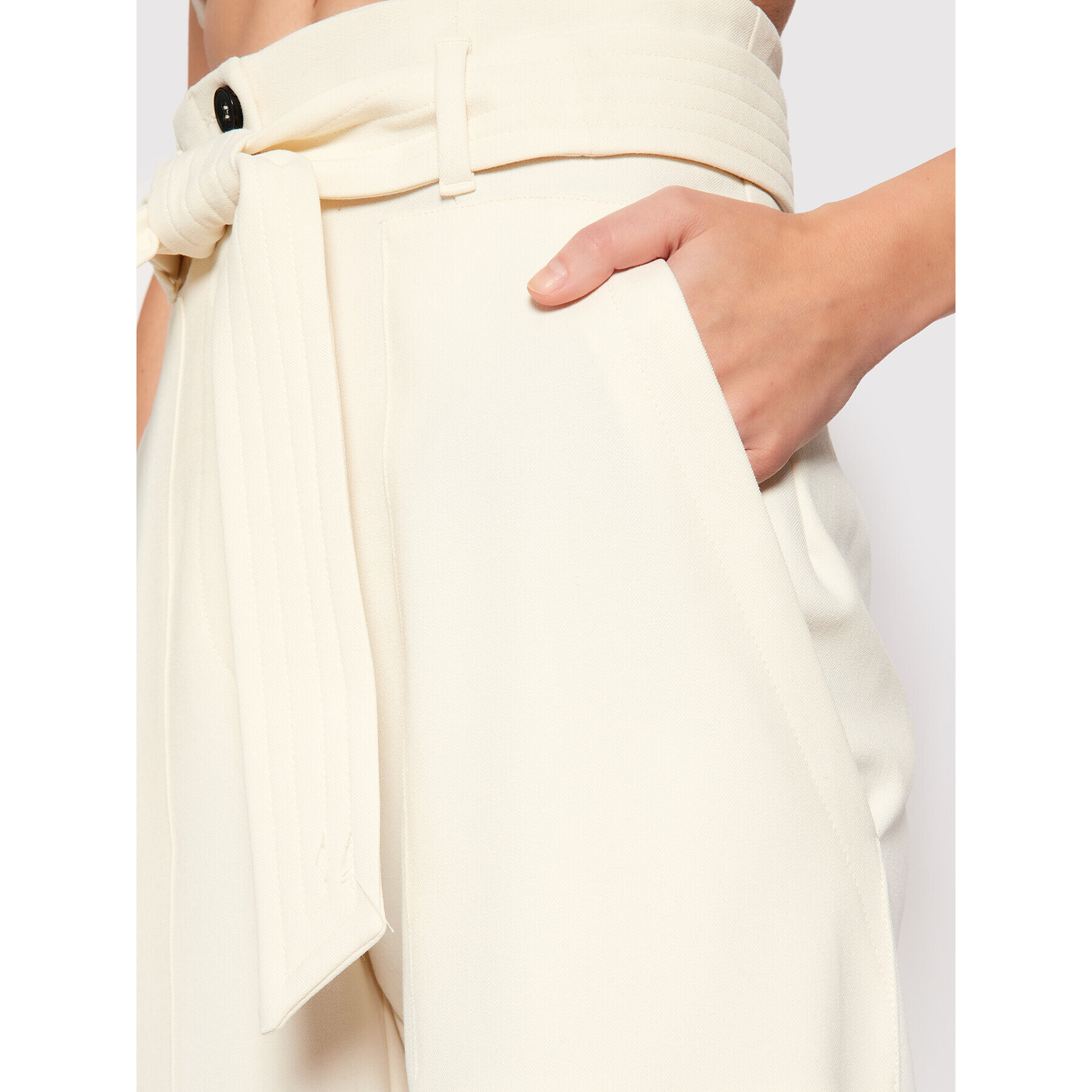 Marella Текстилни панталони Agone 31360116 Бежов Regular Fit - Pepit.bg
