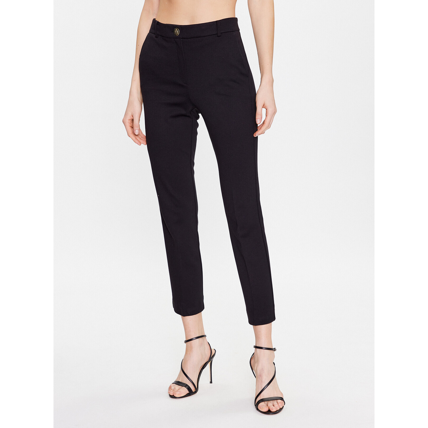 Marella Текстилни панталони Altea 2337810134 Черен Regular Fit - Pepit.bg