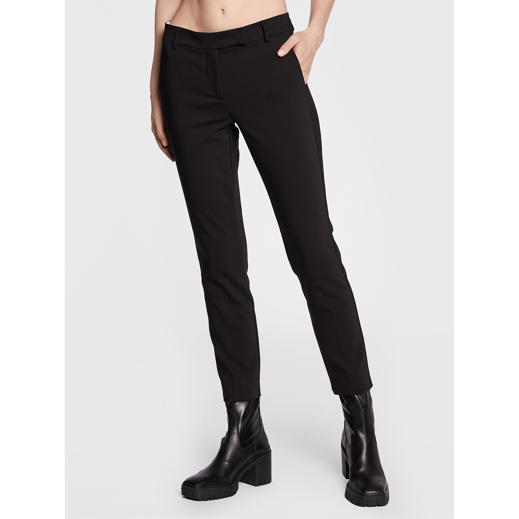 Marella Текстилни панталони Cadore 31360228 Черен Slim Fit - Pepit.bg