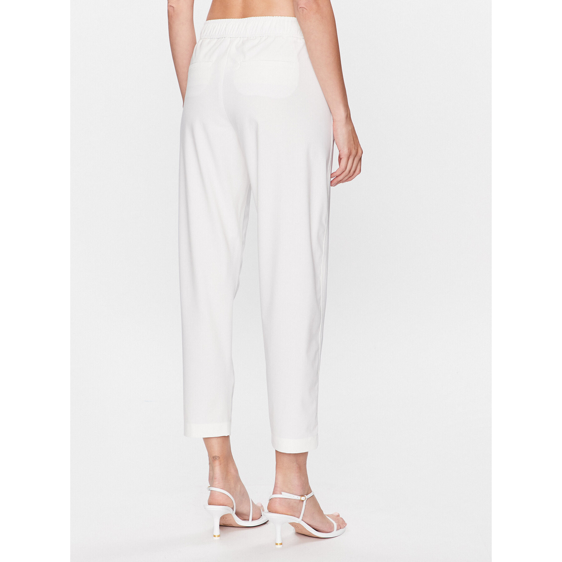 Marella Текстилни панталони Coro 2331310935 Бял Regular Fit - Pepit.bg