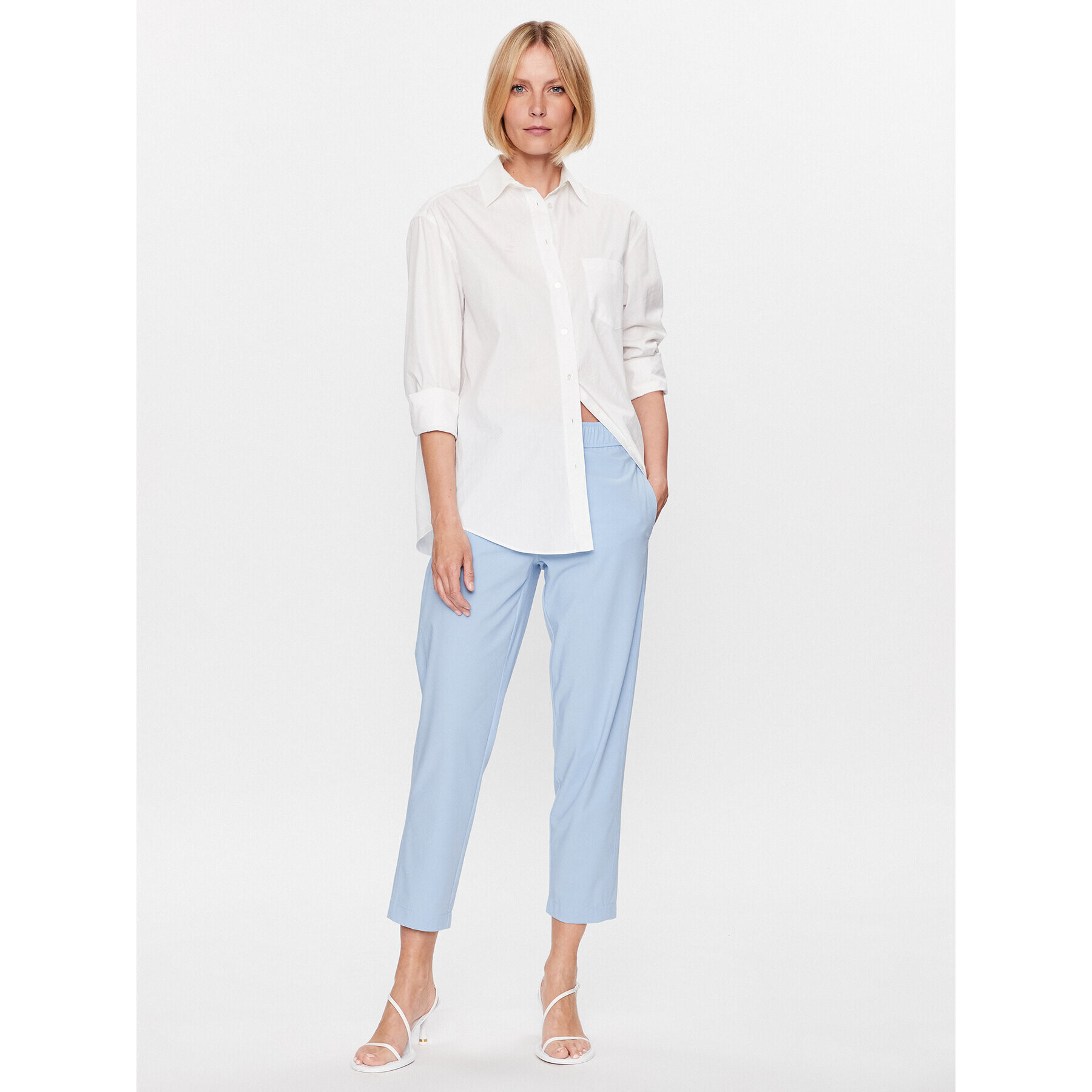 Marella Текстилни панталони Coro 2331310935 Син Regular Fit - Pepit.bg