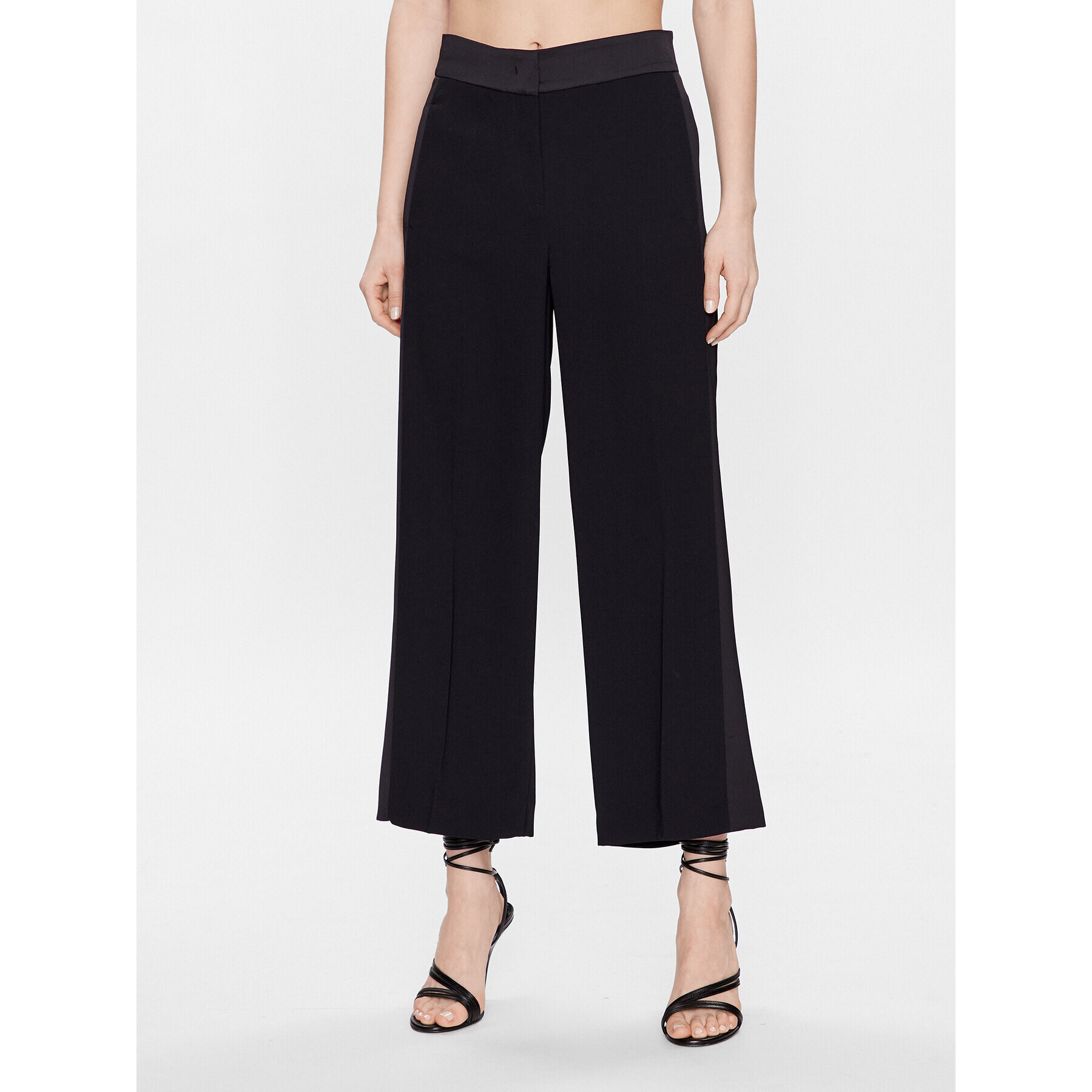 Marella Текстилни панталони Grace 2331310533 Черен Regular Fit - Pepit.bg