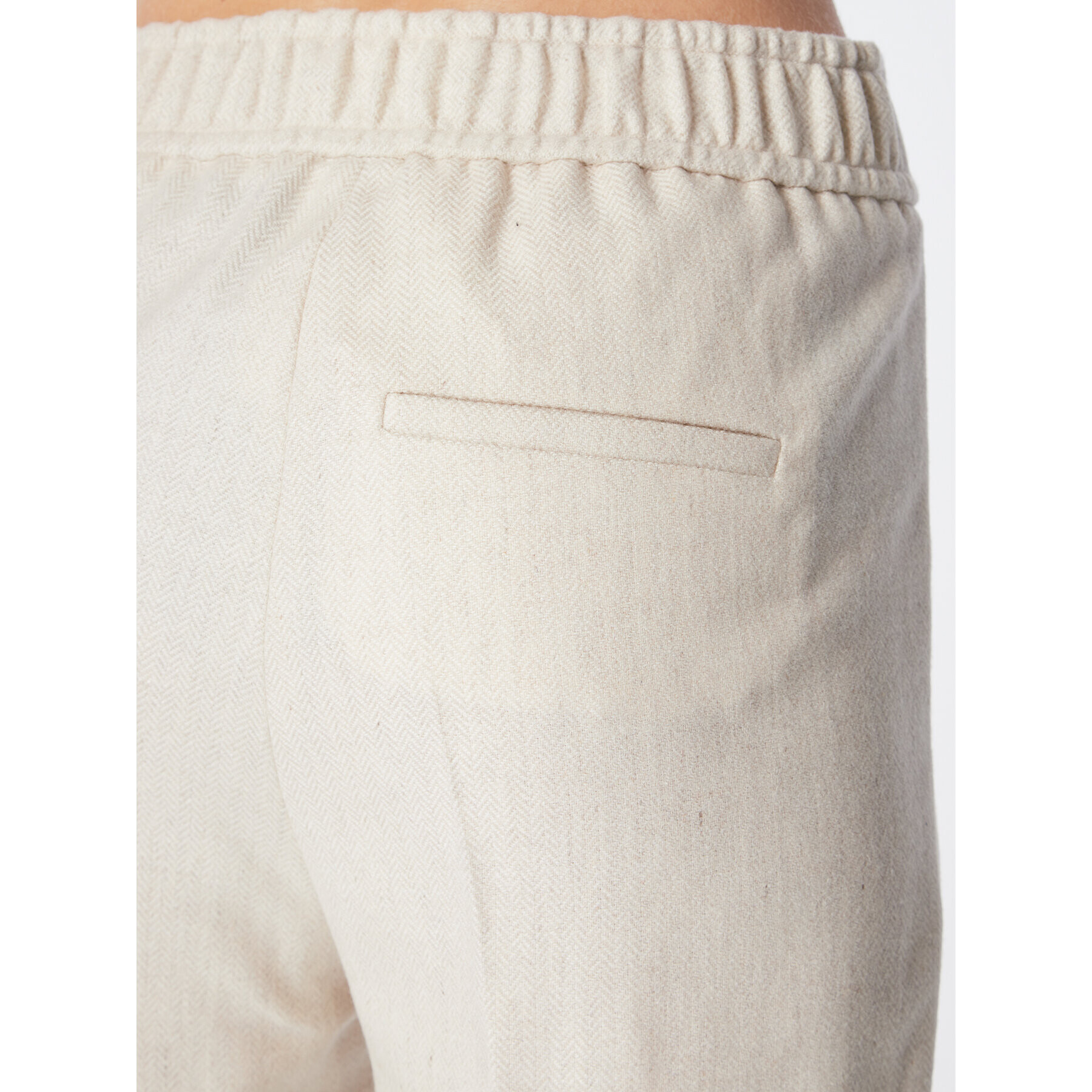 Marella Текстилни панталони Ilic 31361226 Екрю Regular Fit - Pepit.bg