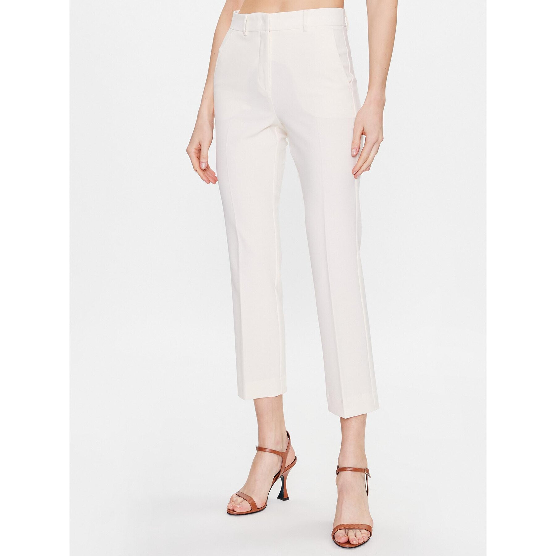 Marella Текстилни панталони India 2331312331 Бежов Regular Fit - Pepit.bg