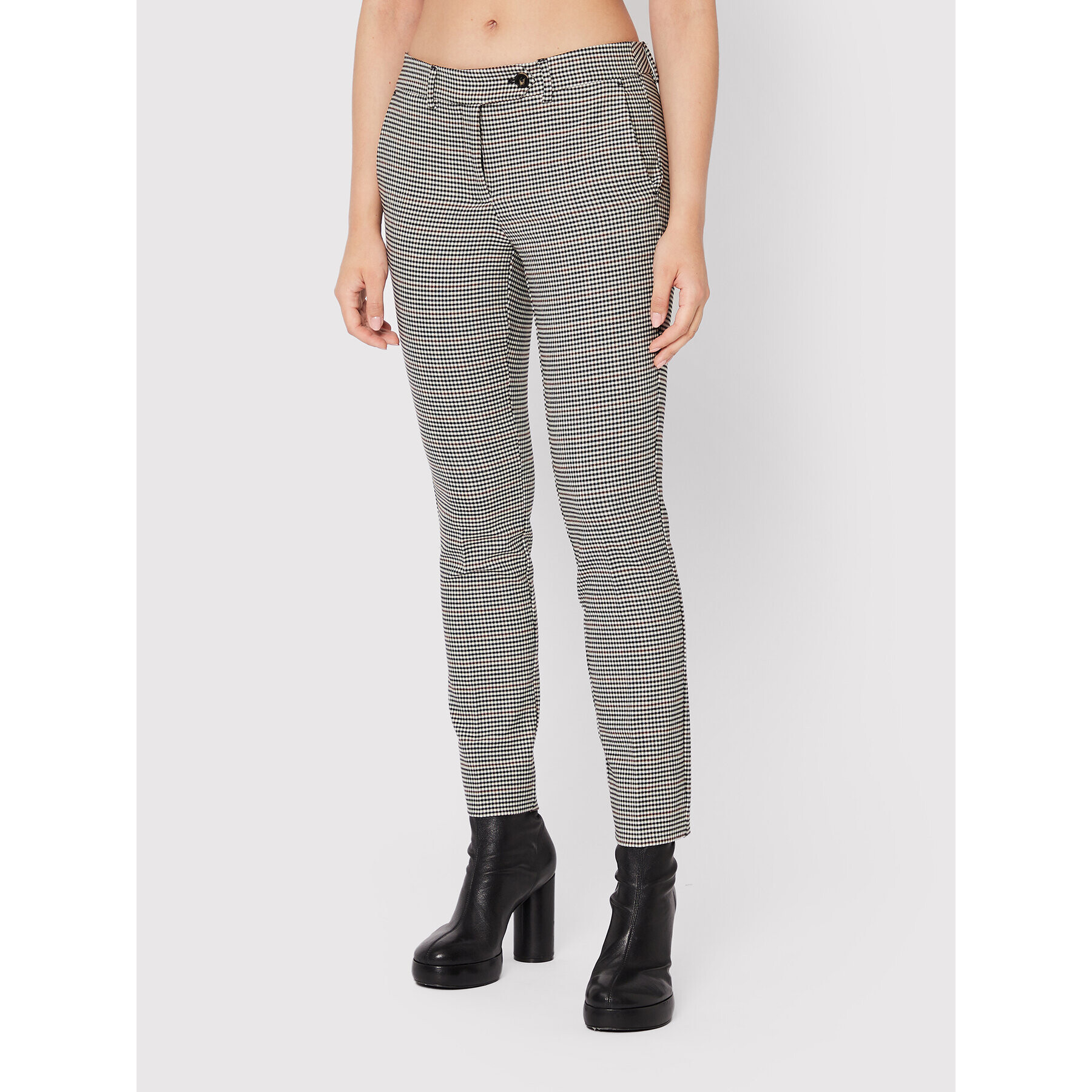 Marella Текстилни панталони Isotta 31361828 Черен Regular Fit - Pepit.bg