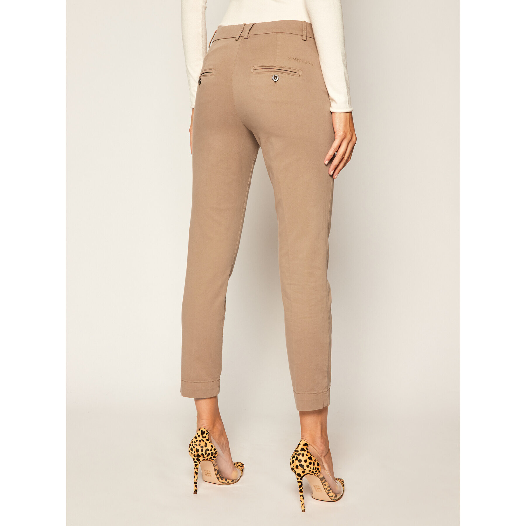 Marella Текстилни панталони Itala 31360407 Бежов Regular Fit - Pepit.bg