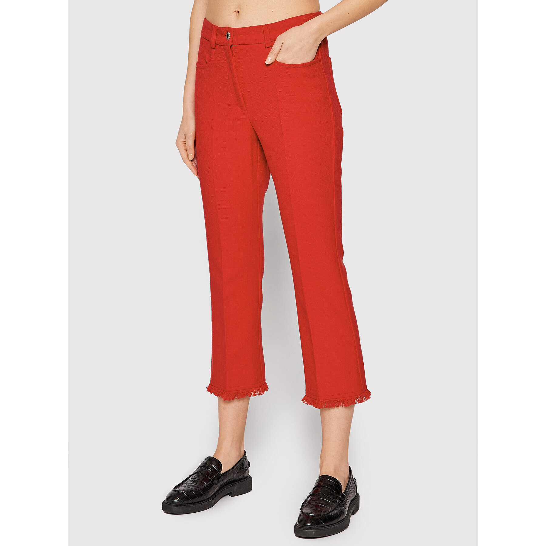 Marella Текстилни панталони Locanda 31310721 Червен Regular Fit - Pepit.bg