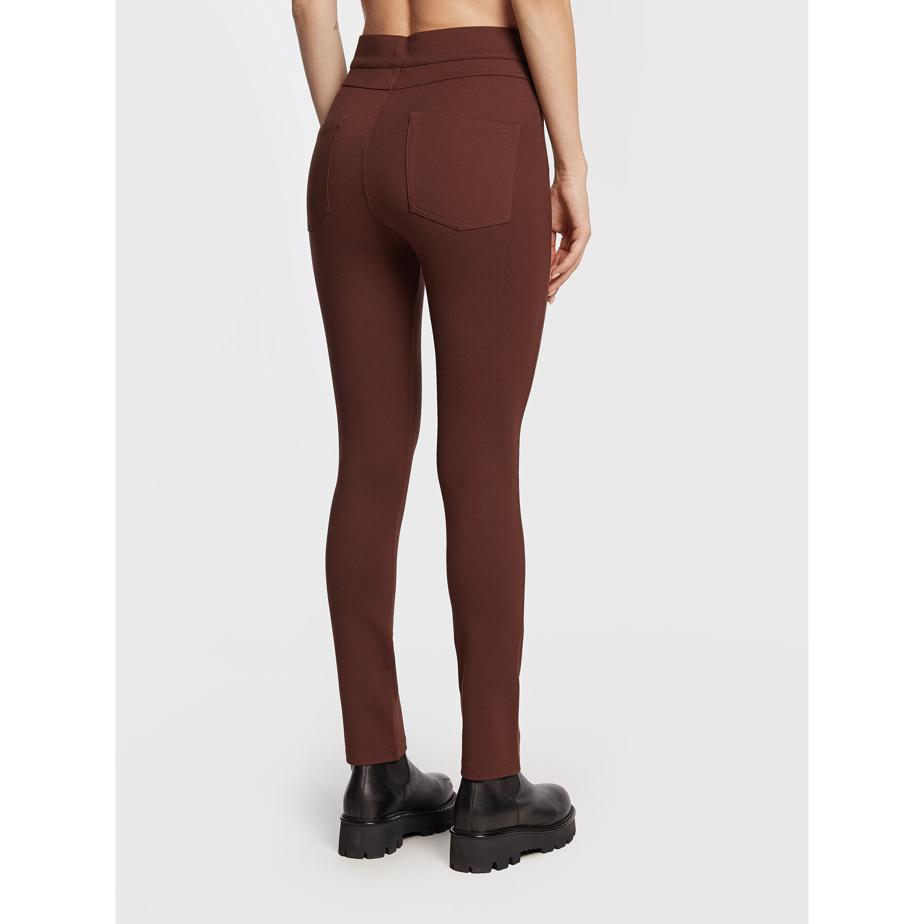 Marella Текстилни панталони Nitrite 37860229 Кафяв Slim Fit - Pepit.bg