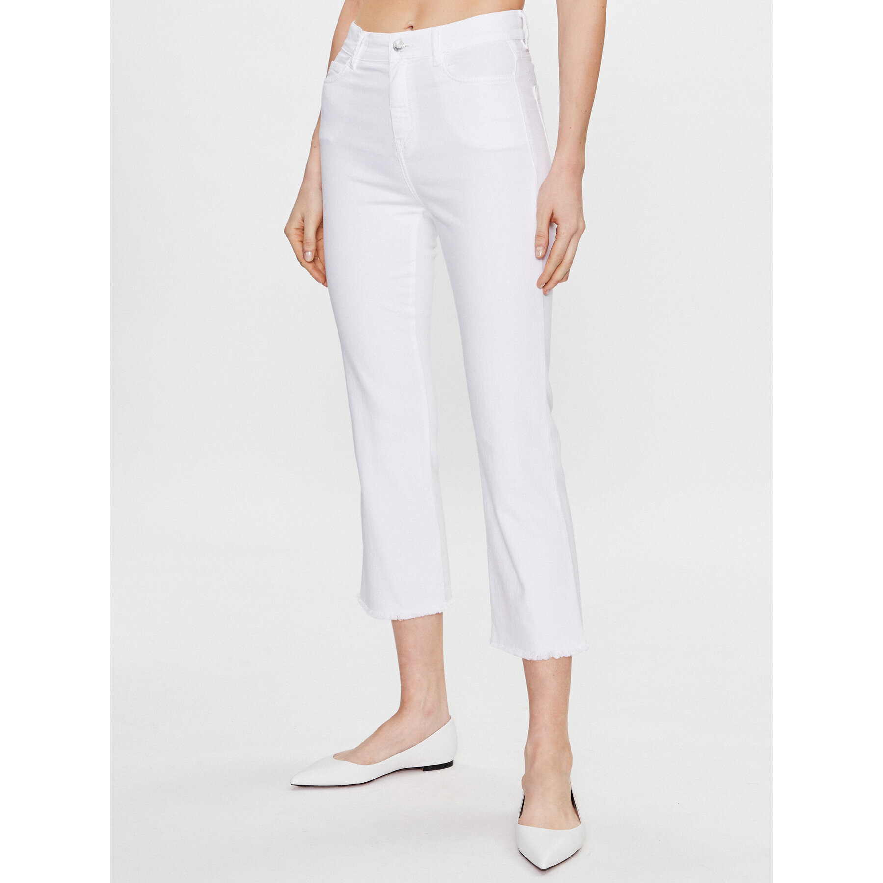 Marella Текстилни панталони Olpe 2331310334 Бял Regular Fit - Pepit.bg