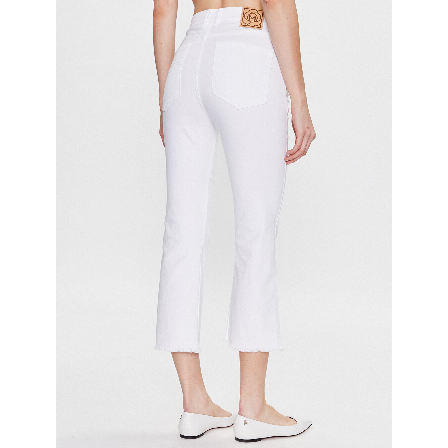Marella Текстилни панталони Olpe 2331310334 Бял Regular Fit - Pepit.bg