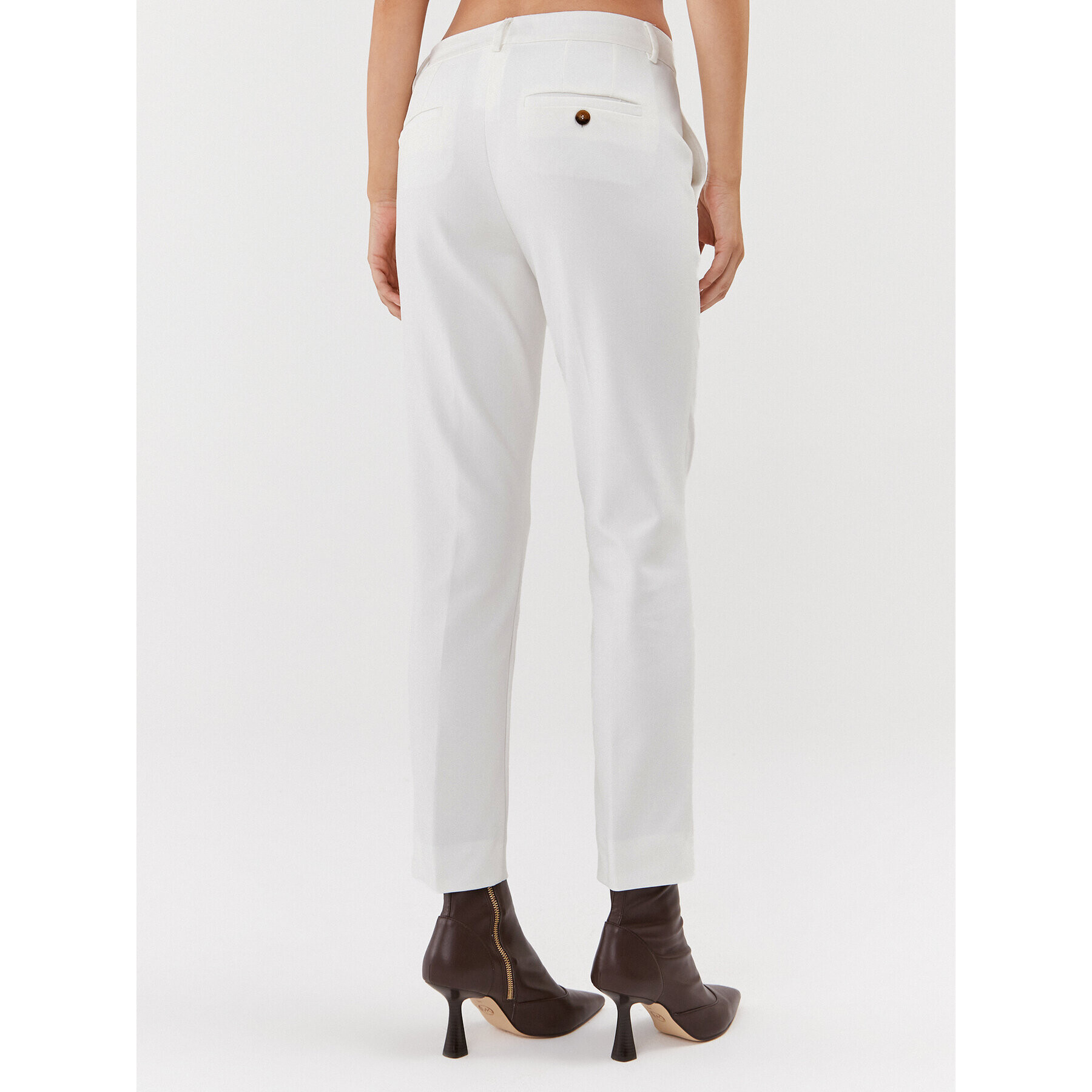 Marella Текстилни панталони Pirro 2331360738200 Бял Regular Fit - Pepit.bg