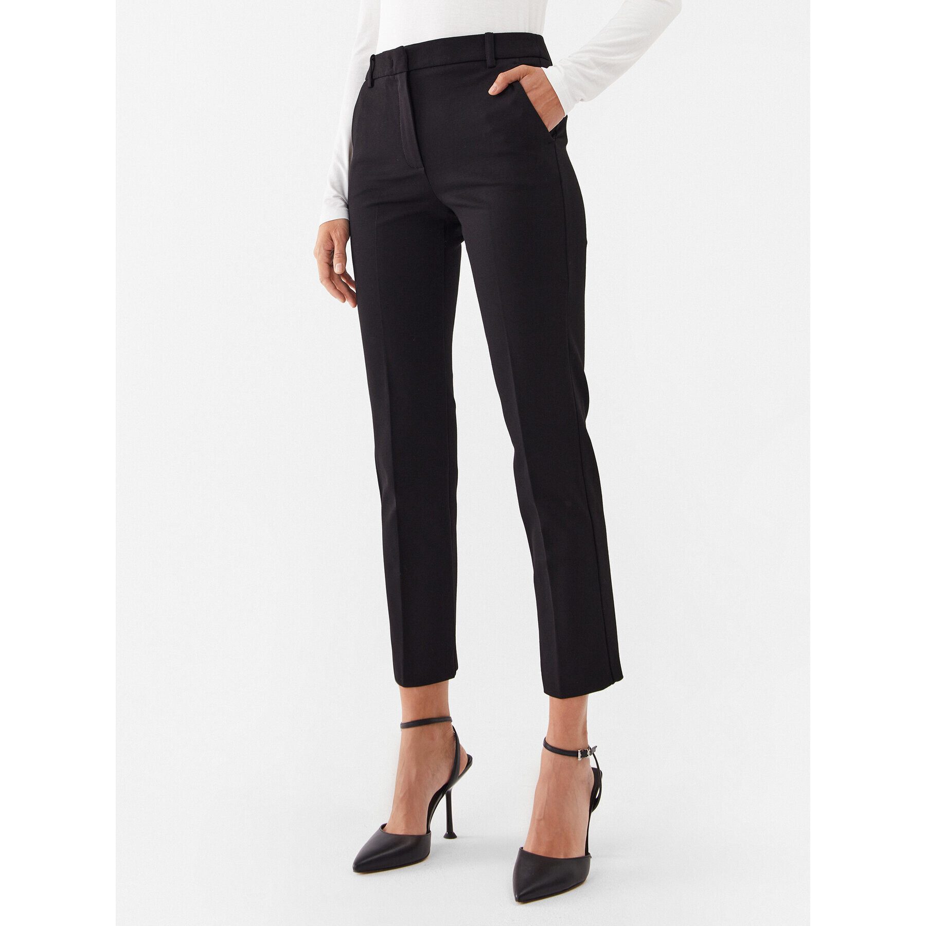 Marella Текстилни панталони Raphael 2337860337200 Черен Regular Fit - Pepit.bg